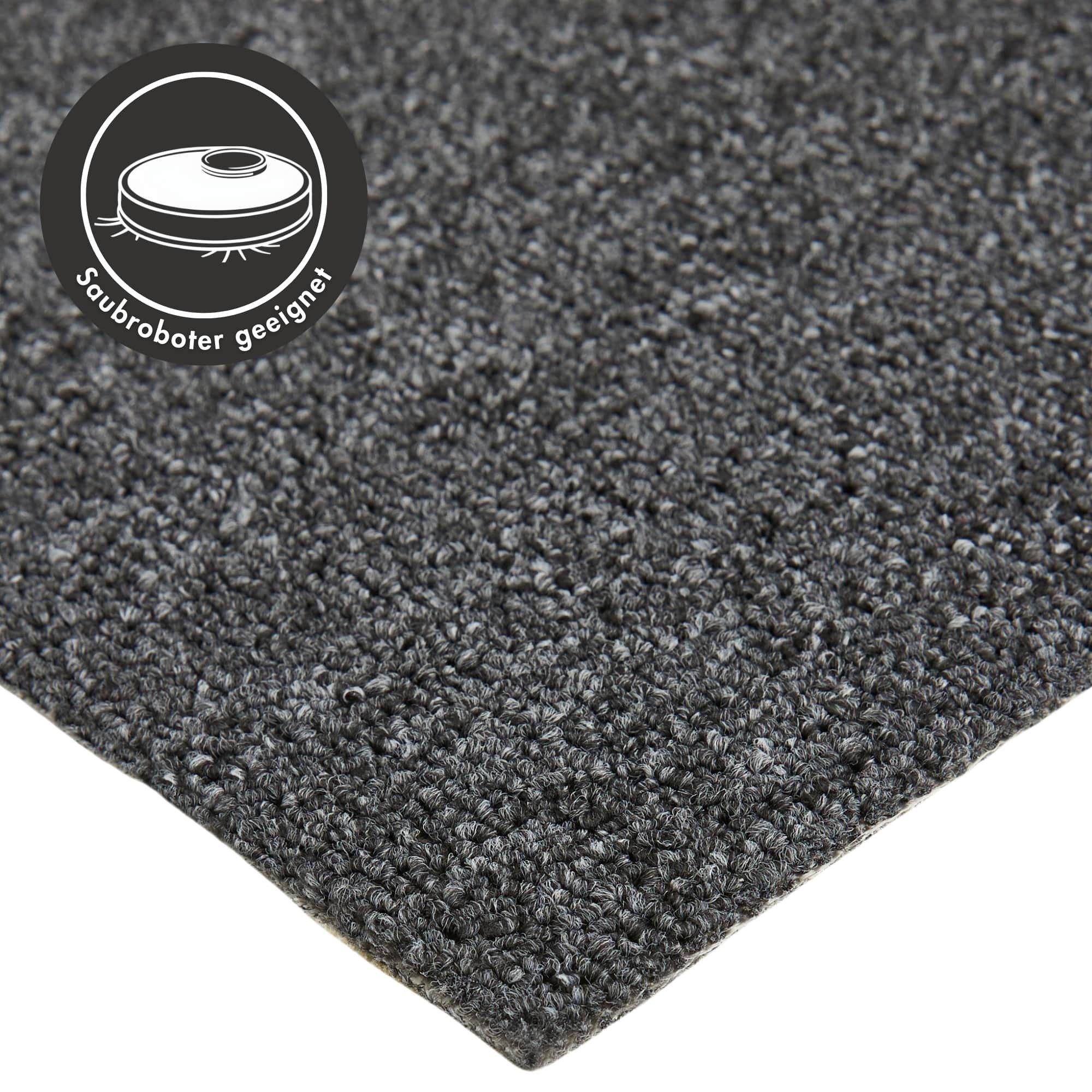 Andiamo Teppichboden Barbara, Feinschlinge, Gesamthöhe 4,5 mm, Luxusklasse LC1, rechteckig, meliert, Breite 200 oder 400 cm, strapazierfähig, pflegeleicht