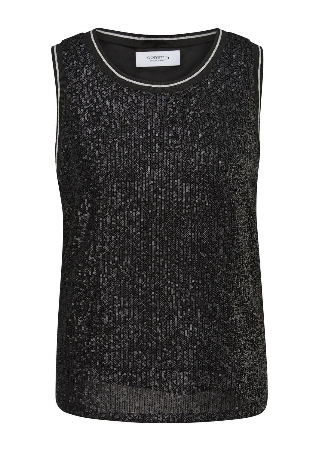 comma casual identity T-Shirt Glamour Blusentop günstig online kaufen