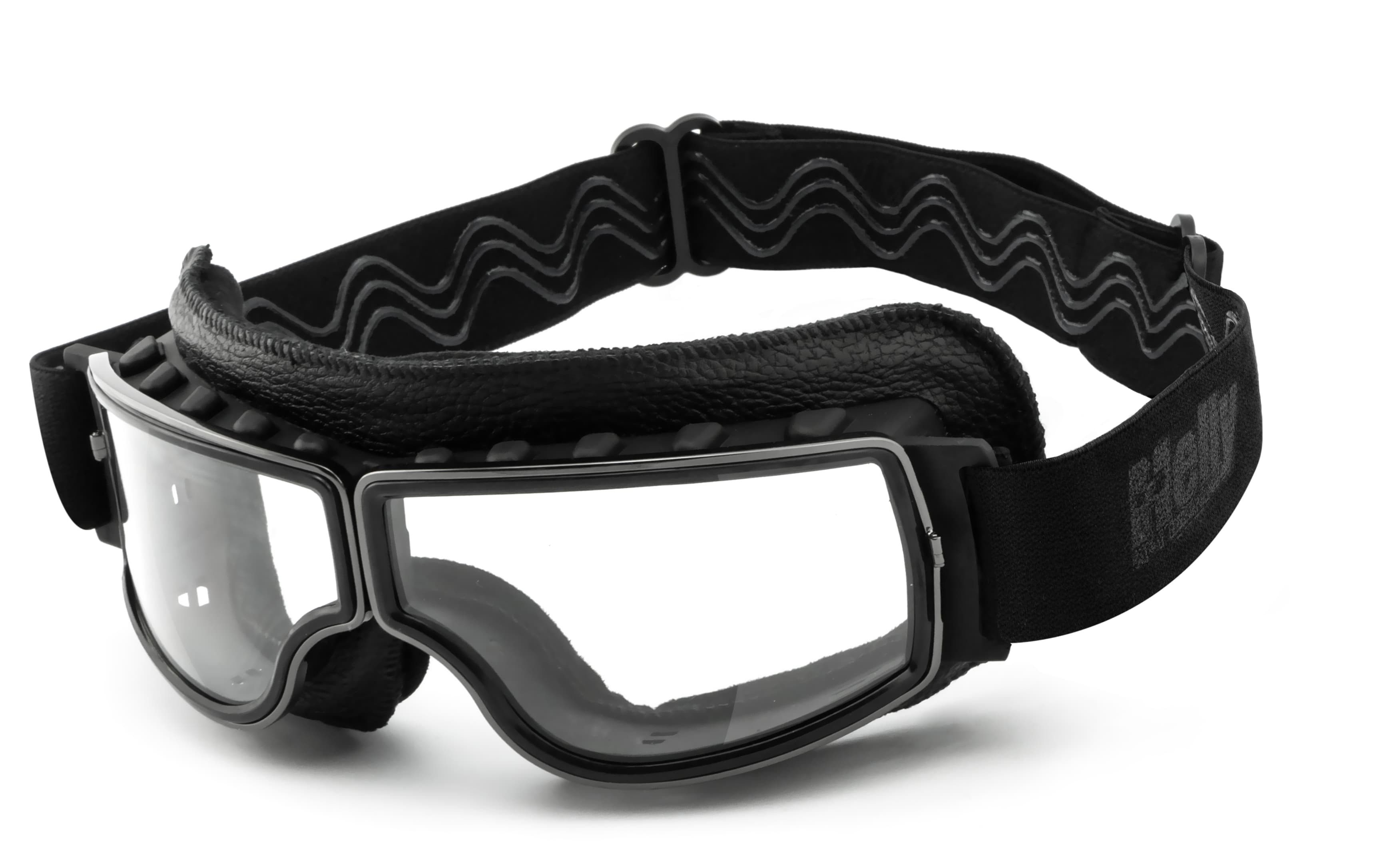 Helly - No.1 Bikereyes Motorradbrille 1360bg, gepolsterte Fliegerbrille