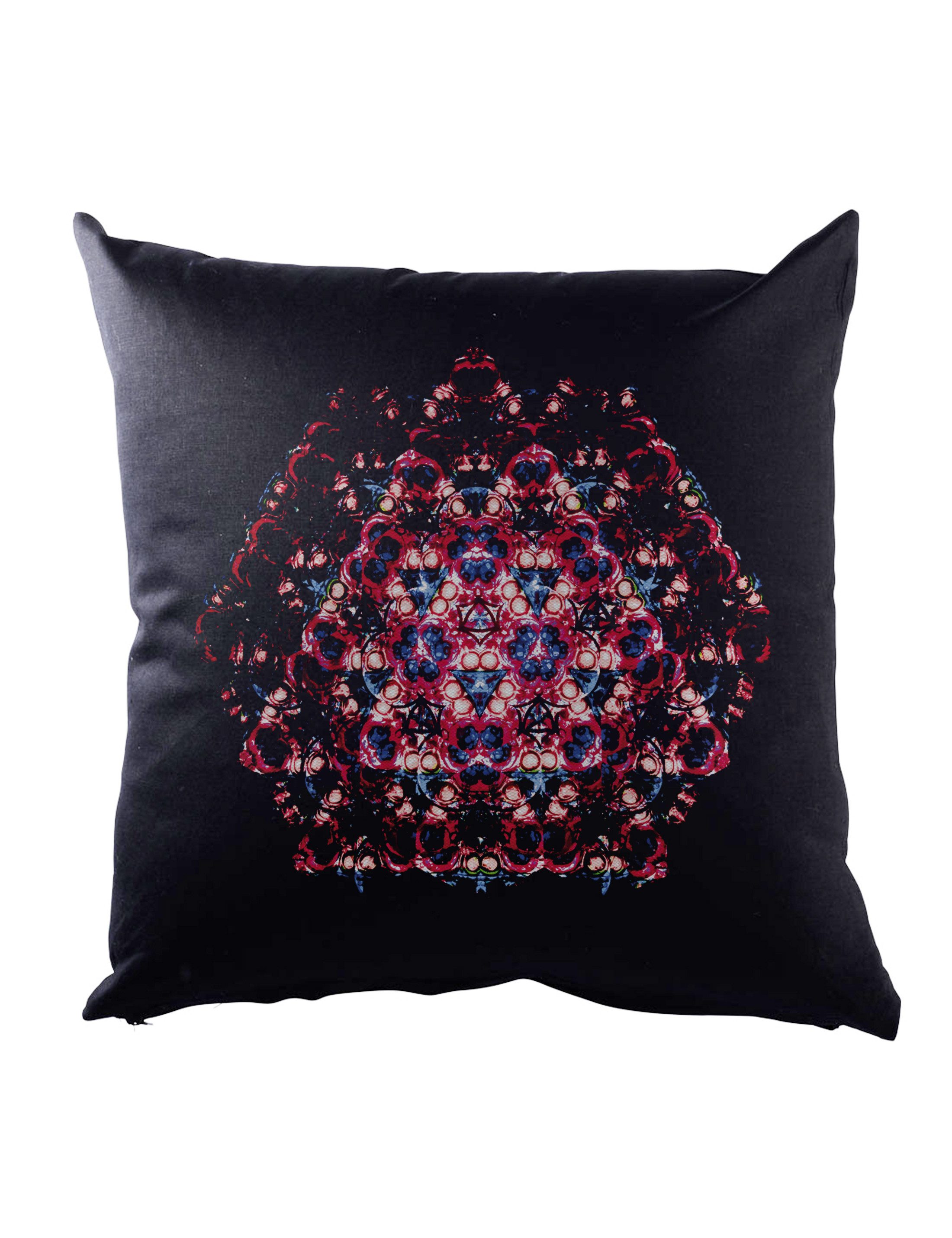 Urban Backwoods Dekokissen Kaleidoscope V Dekokissen Crystal Kaleidoskop Psychedelic Art Kunst, Hippie Mandala Mosaik Mystik