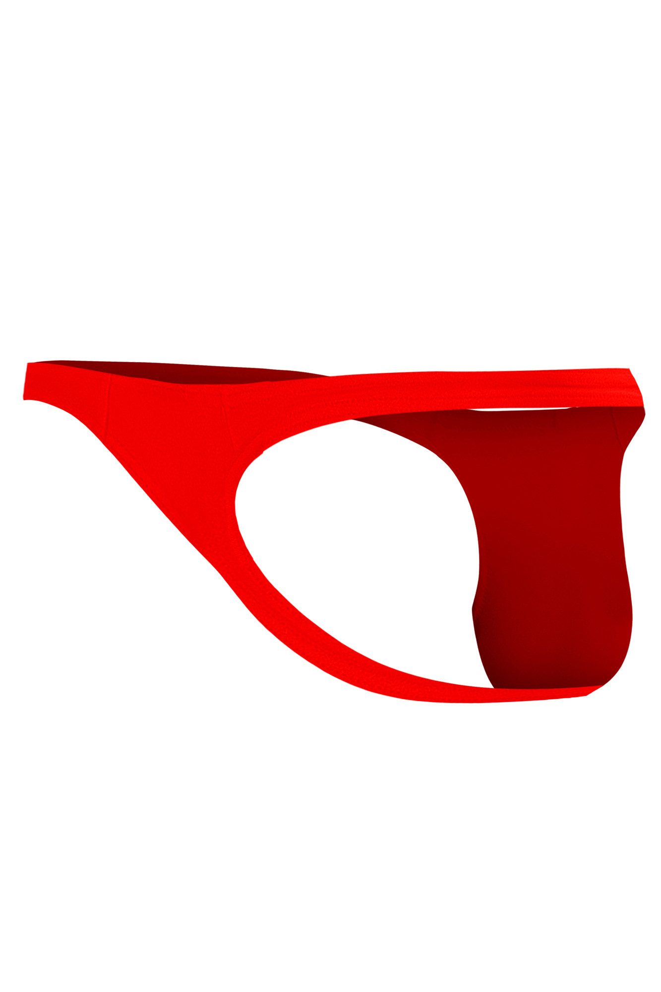 CUT4MEN String Roter Herren Brazilian Thong String Neon durchsichtiges Netzmaterial k