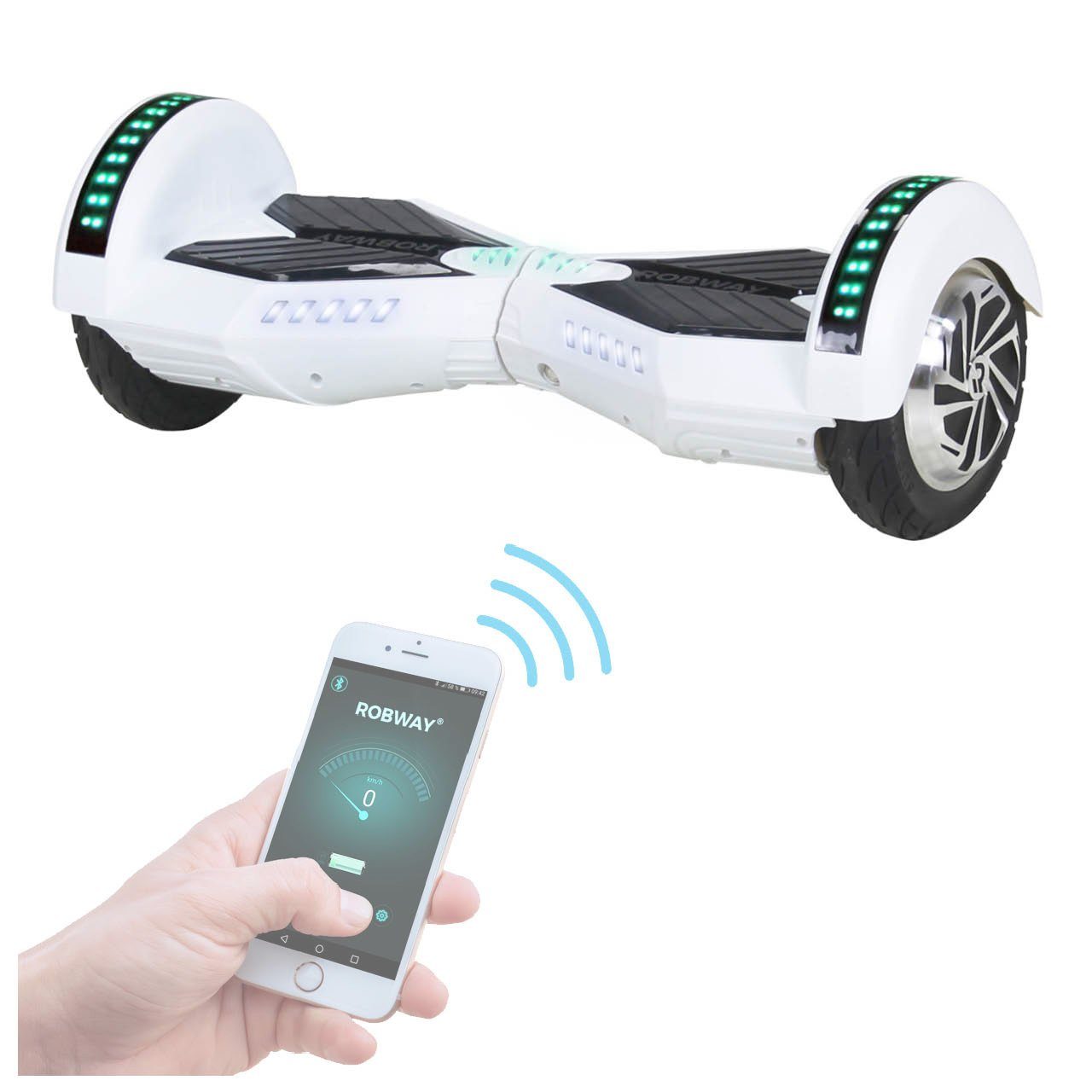 6.5ZOLL Hover board Self-Balancing Elektro Scooter Hover wheel LED APP Bluetooth 