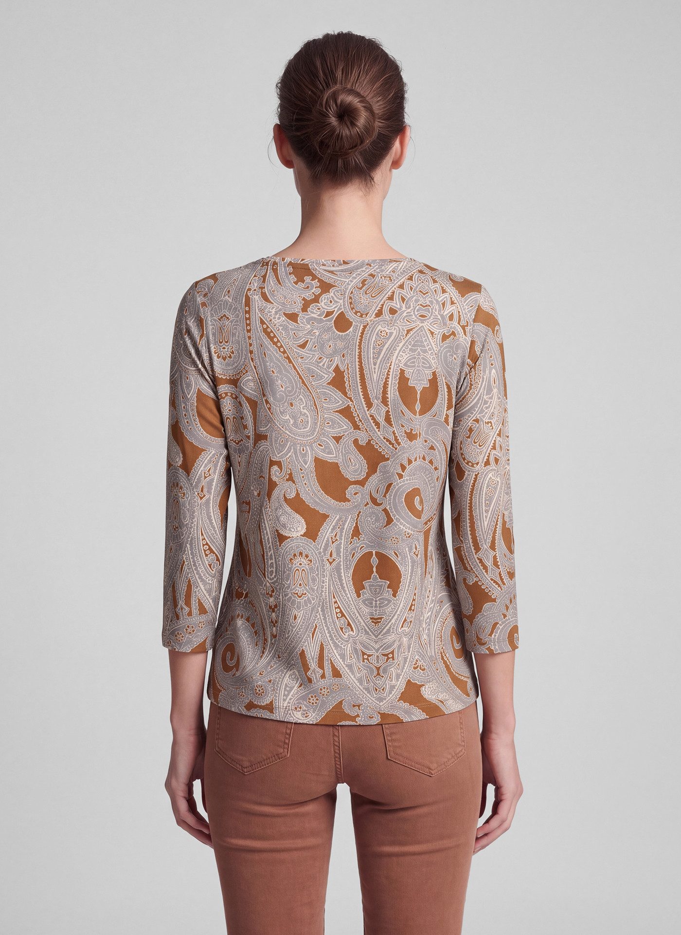 Rabe 3/4-Arm-Shirt Sommershirt mit Allover-Muster – Bild 2 von 5