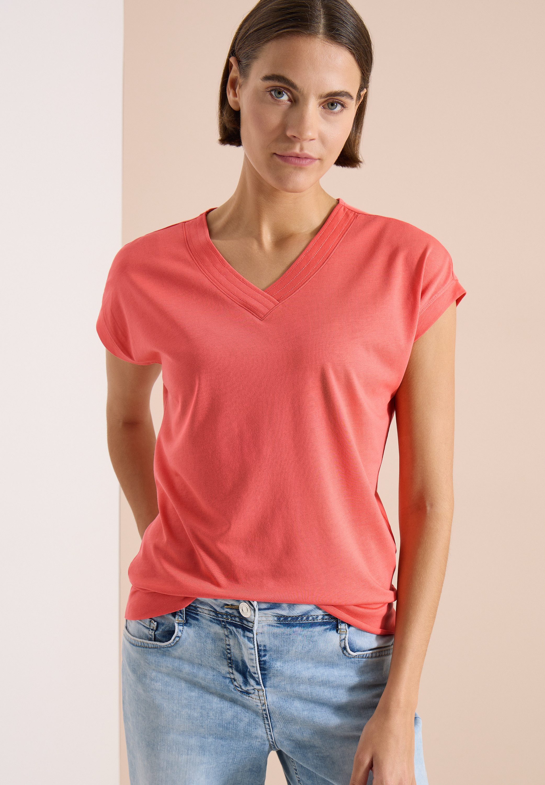 CECIL V-Shirt Jersey