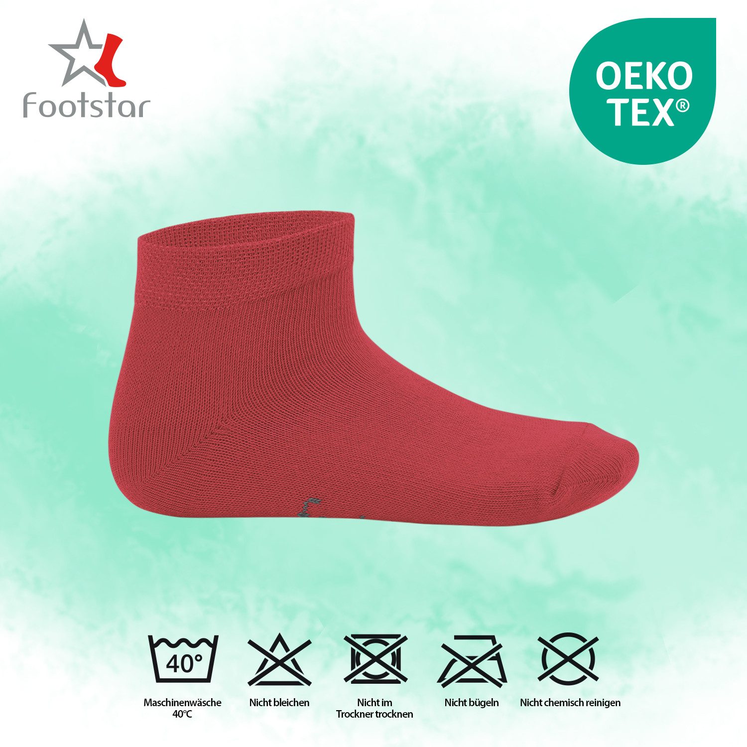 Footstar Kurzsocken EVERYDAY! 10 Paar Kinder Quarter Socken Kurzsocken