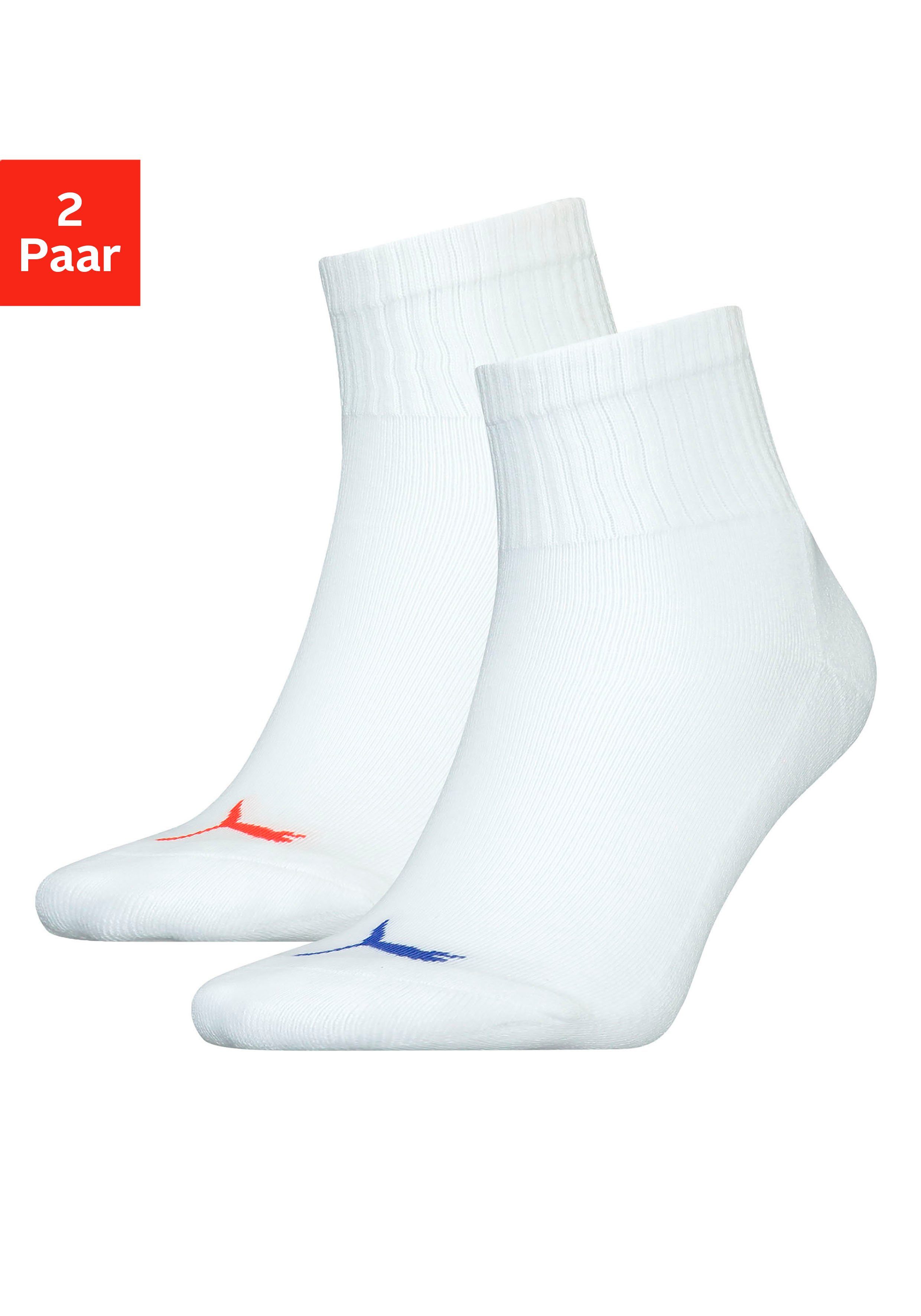 PUMA Короткі шкарпетки (2-Paar) mit auffälligem Puma Branding