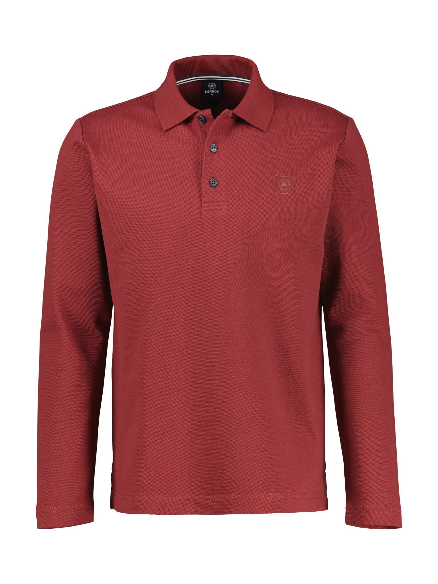 Langarmshirt Langarm-Poloshirt, sportiv und modisch