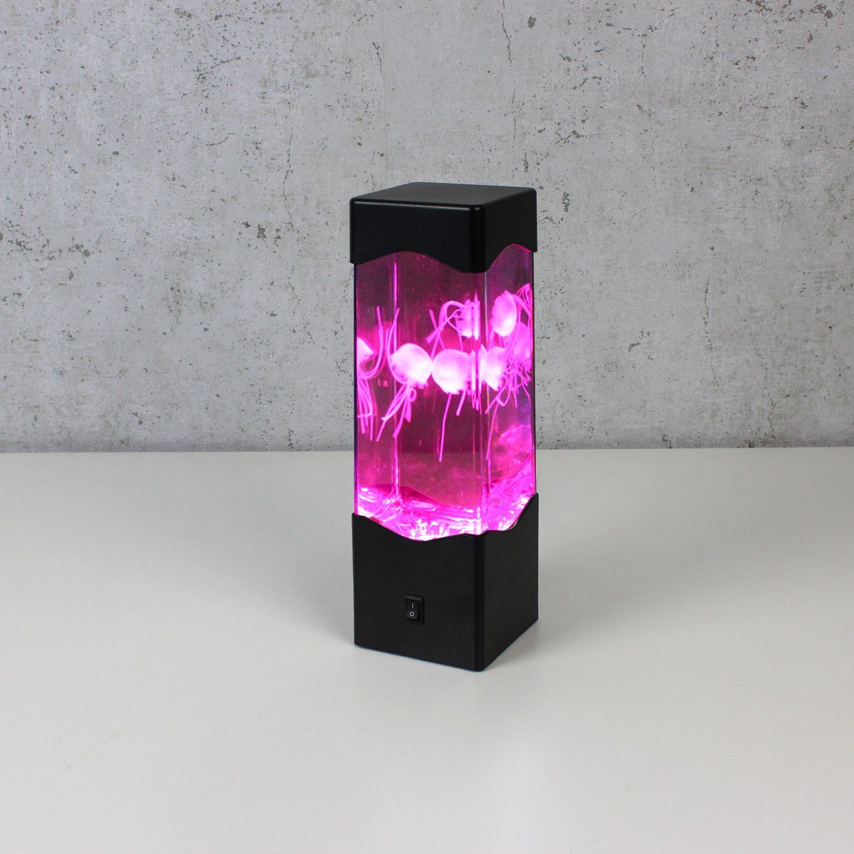 SATISFIRE LED Dekolicht Jellyfish Lampe Aquarium 3 schwebende Quallen Farbwechsel USB RGB, LED Classic, RGB (rot, grün, blau) – Bild 5 von 5