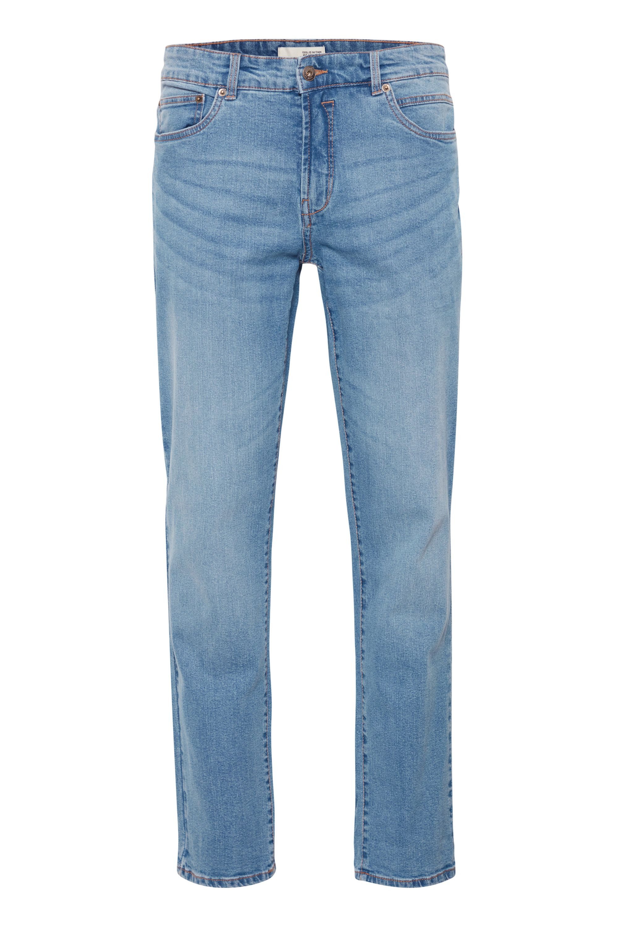 !Solid 5-Pocket-Jeans SDRyder Jeanshose mit normalem Bund und geradem Bein - Ryder Fit