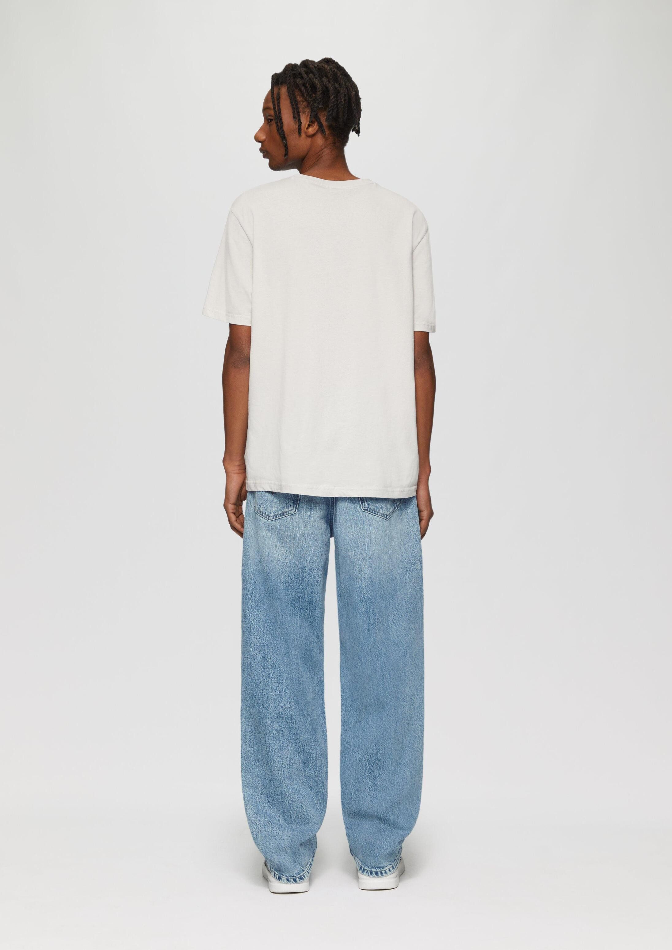 QS Regular-fit-Jeans Jeans-Hose Denim / Loose Fit / Mid Rise / Straight Leg