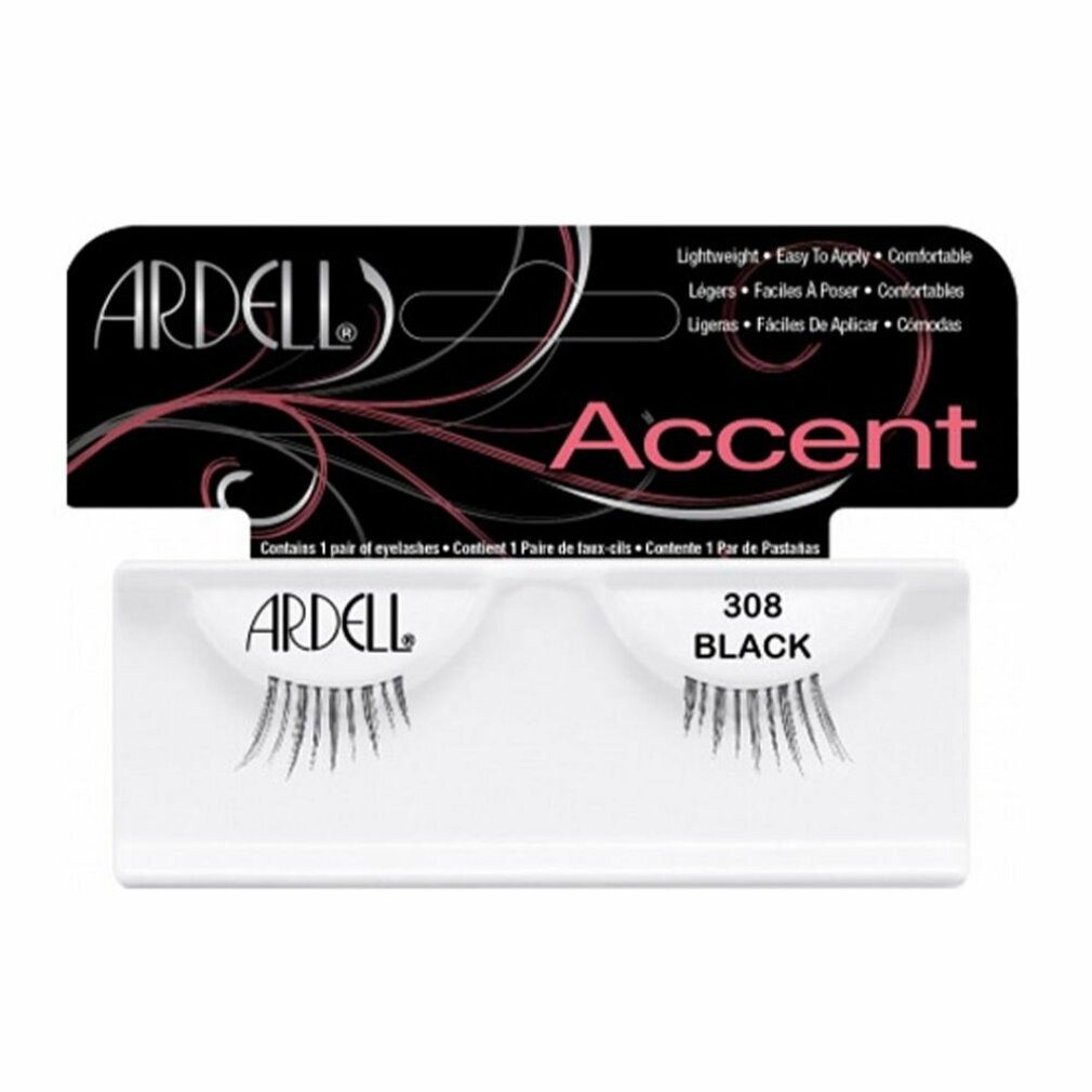Einzelwimpern - das Original - Lash Accents 308 black, 1 Paar