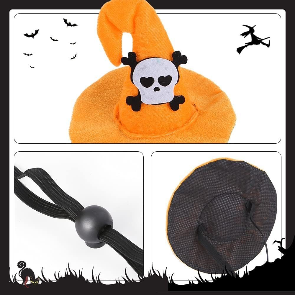 Haustiere, Halloween-Kostüm Kopfschmuck orange(Stil3) Kopfschutz GelldG Fledermaus-Hut, Party, für