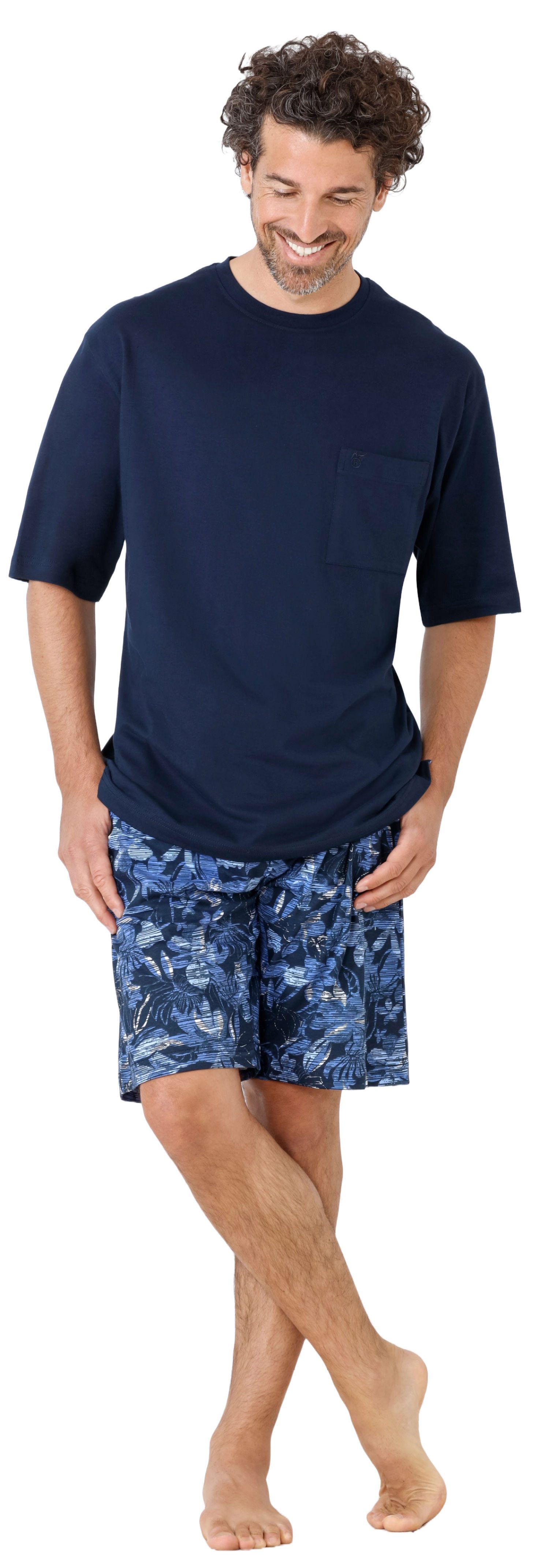 Hajo Shorty Herren Pyjama kurz (2 günstig online kaufen