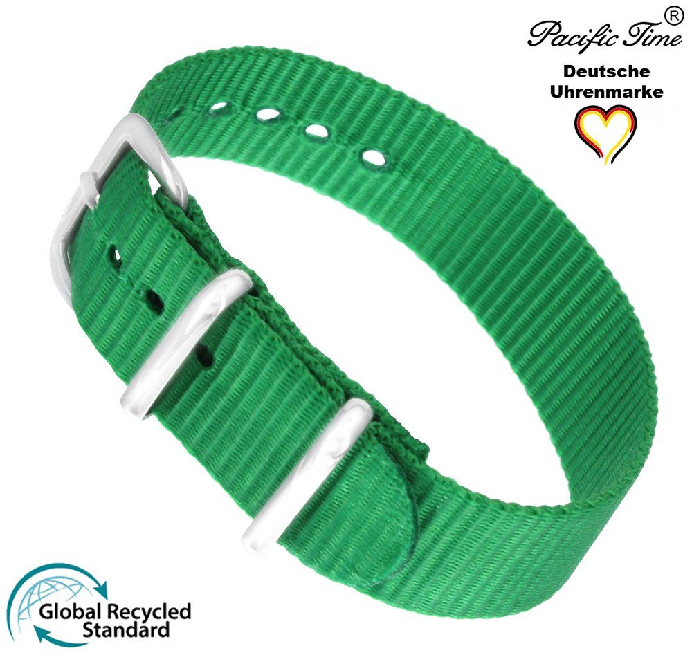 Versand Gratis Lernuhr Time Armbanduhr Quarzuhr Pacific Mix - und grün nachhaltiges Match Kinder Wechselarmband, Design