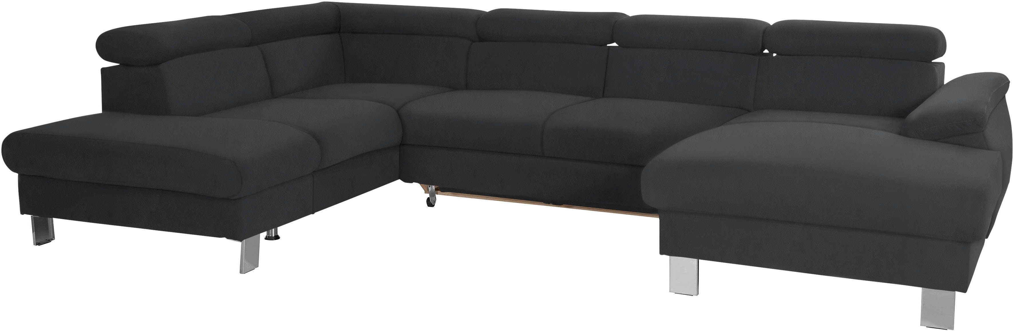 COTTA Wohnlandschaft "Komaris U-Form, B: 320 cm" mit Kopfteilverstellung, o günstig online kaufen