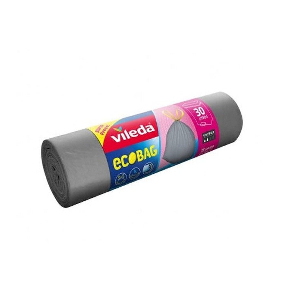 Vileda Müllbeutel vileda Müllbeutel SUPER+ 30,0 l grau, 15 St.