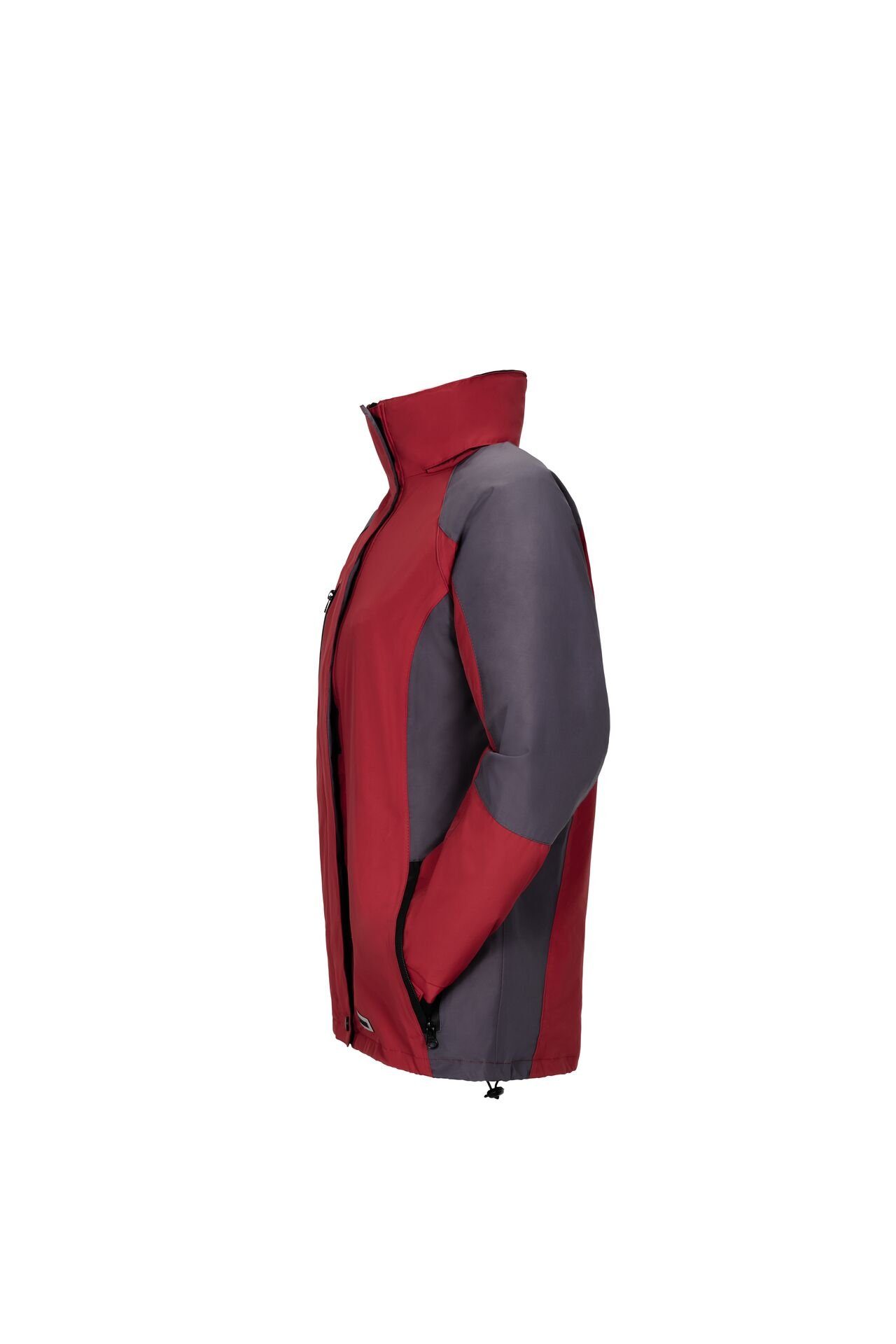 Planam Arbeitshose Shape Damen Jacke Outdoor rot/grau Größe XXL (1-tlg)