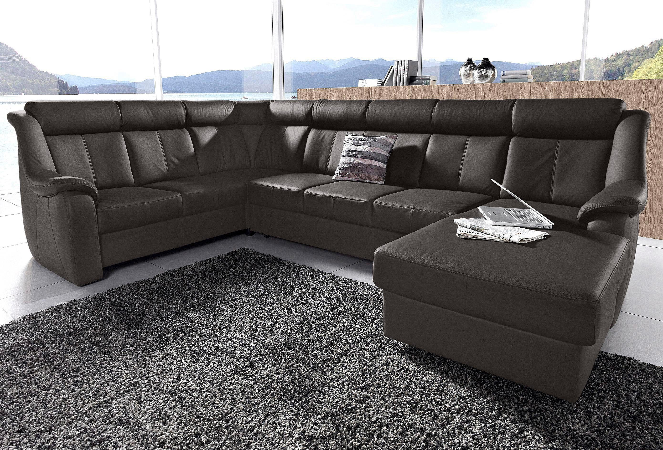 sit&more Wohnlandschaft Basel U-Form, wahlweise mit Relaxfunktion
