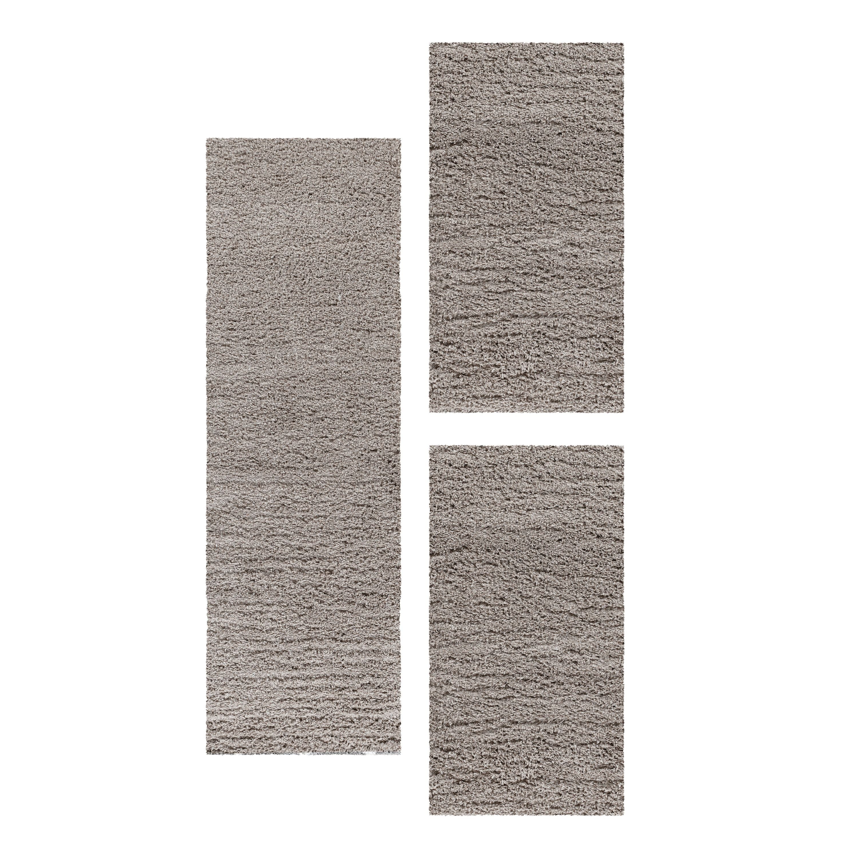 Carpettex Hochflor-Bettumrandung Unicolor - Einfarbig, Höhe günstig online kaufen