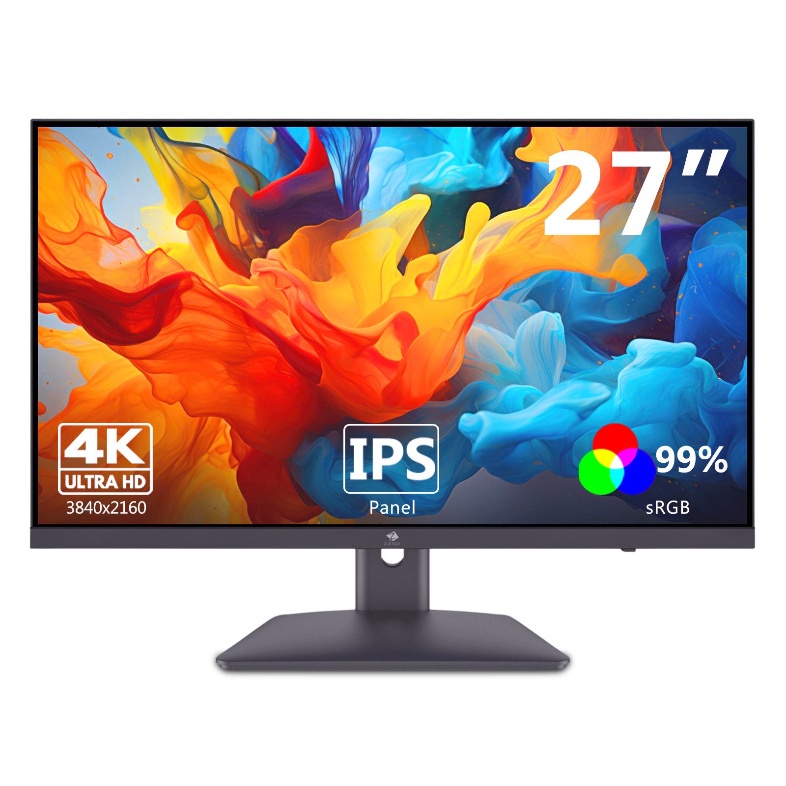 Z-EDGE Gaming LED-Monitor (69 cm/27 ", UHD 3840x2160 px, 4K UHD, 5 ms Reaktionszeit, 75 Hz, IPS)