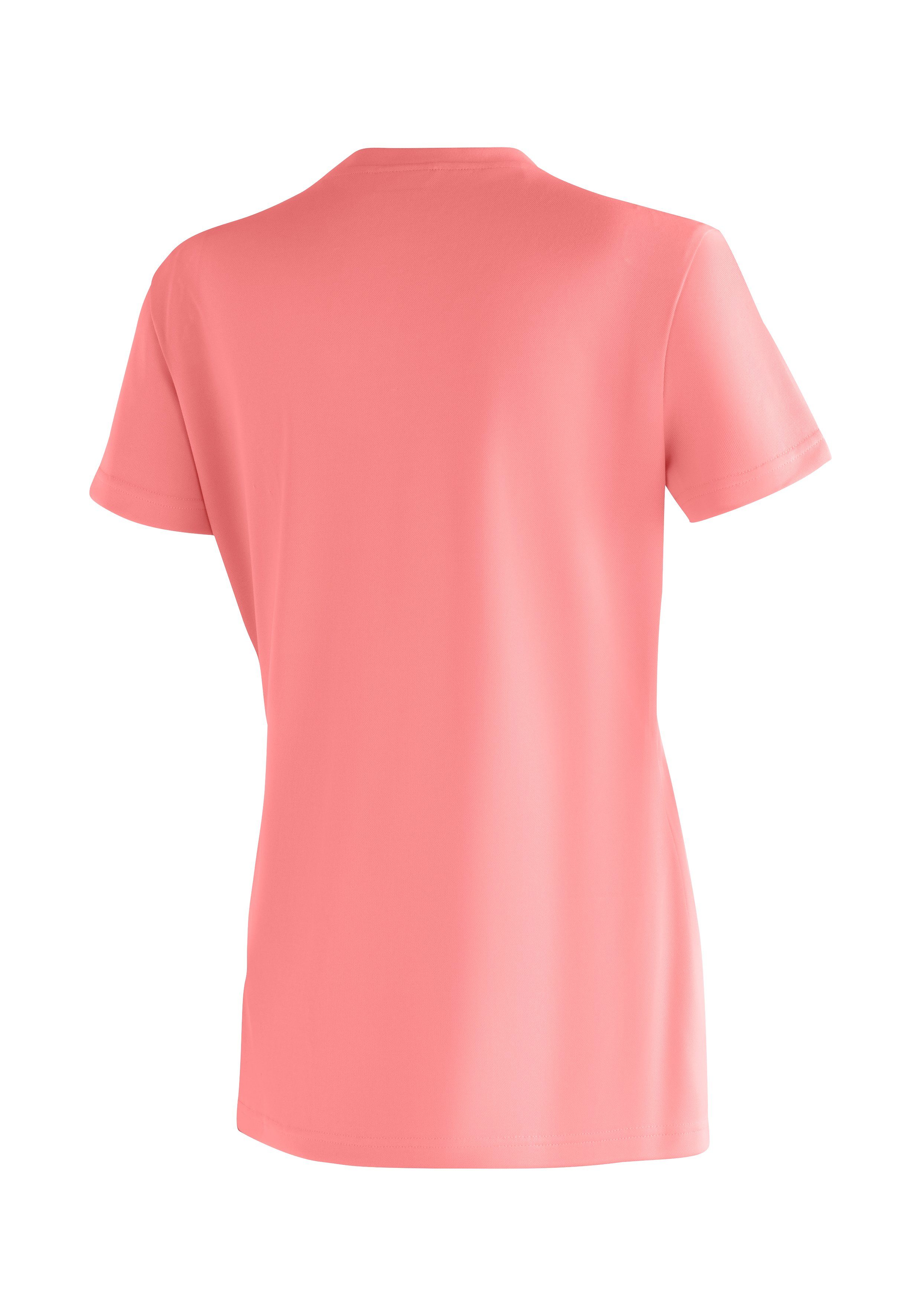perlrosa Waltraut Funktional Funktionsshirt Maier hoher Print mit Sports Passformstabilität vielseitiges T-Shirt
