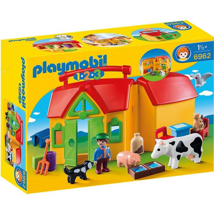 Playmobil® Spielfigur PLAYMOBIL® 6962 Mein Mitnehm-Bauernhof