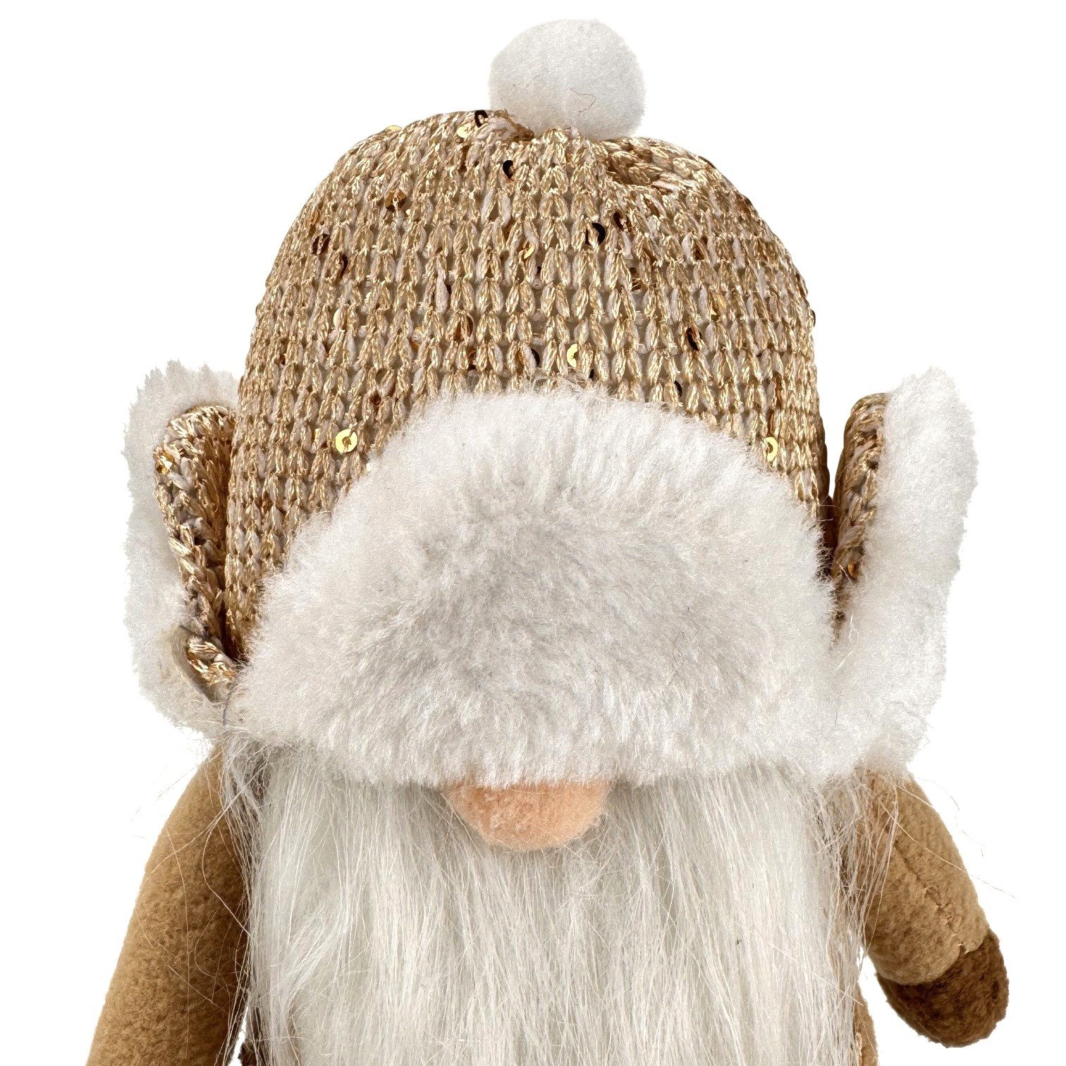 Online-Fuchs Dekofigur Weihnachtswichtel, Zwerge mit Pudelmütze - Deko Winter, Weihnachten (verschiedene Sets wählbar, mit langen, weißen Bärten und niedlichen  – Bild 4 von 4