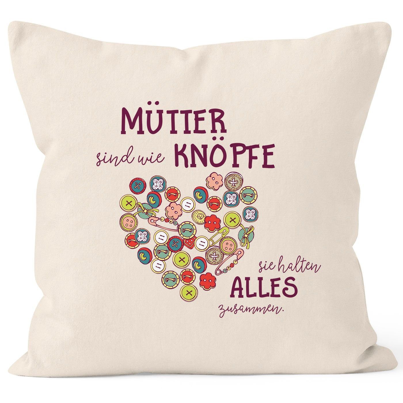 MoonWorks Dekokissen Kissen-Bezug Mütter sind wie günstig online kaufen