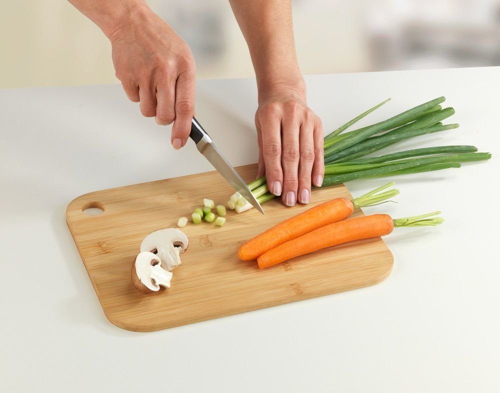 WENKO Schneidebrett Bambus-Schneidebrett M, 28 x 20 cm, Wenko, Bambus, (einzeln)