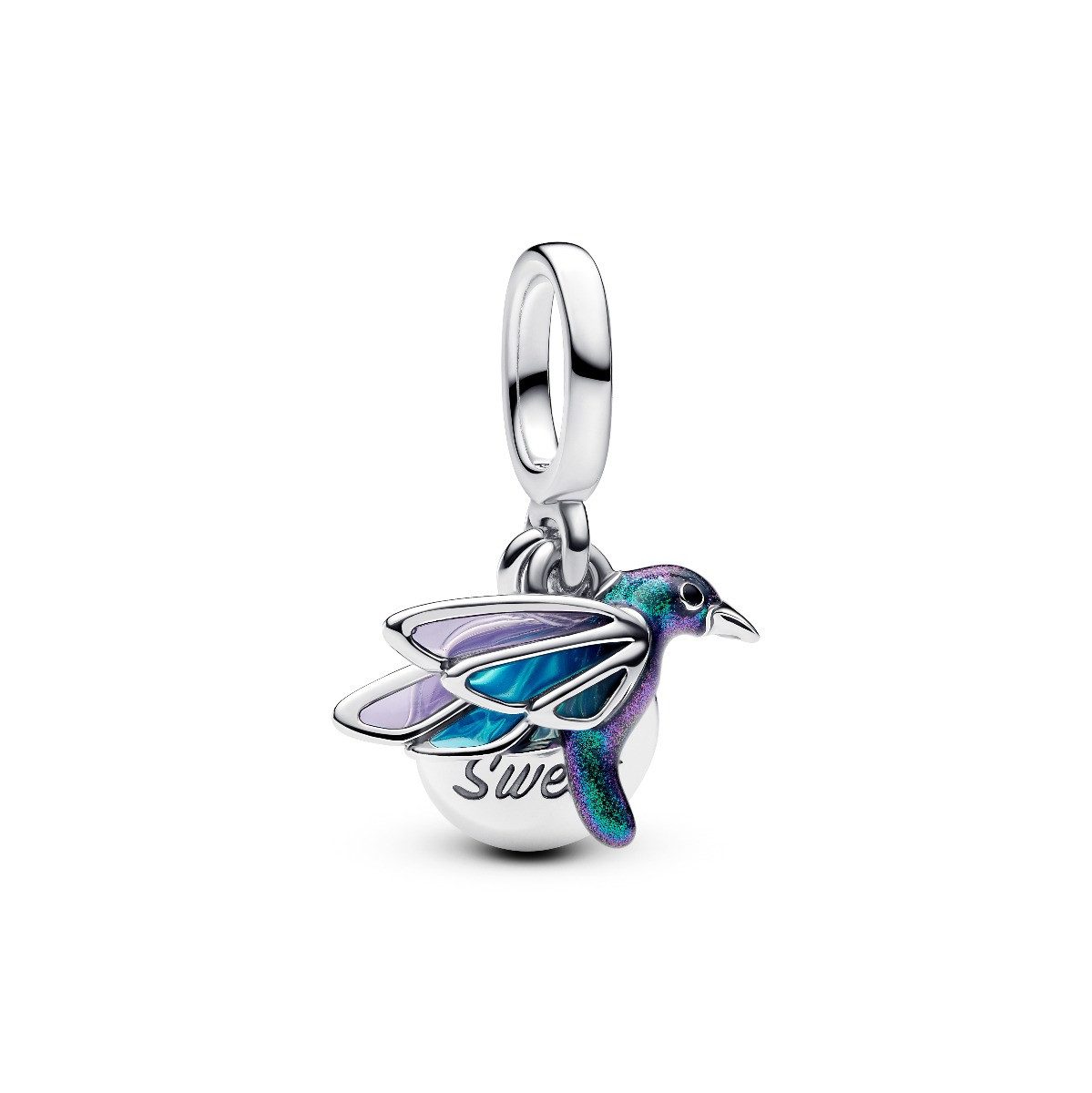 Pandora Charm-Einhänger Charm-Anhänger Kolibri Grün Sterling-Silber 793746C günstig online kaufen