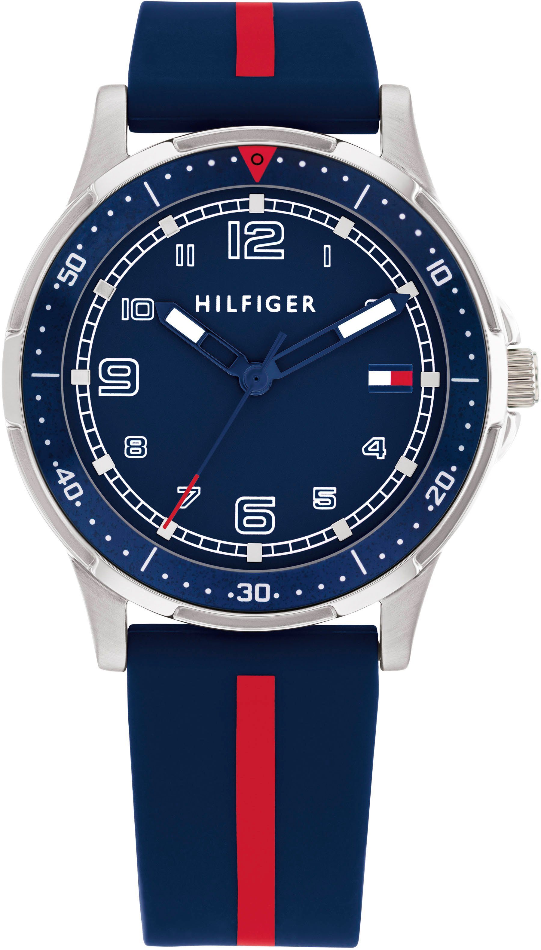 Tommy Hilfiger Quarzuhr KIDS 1720036, Armbanduhr, Kinderuhr, analog, Silikonarmband, Geschenkidee