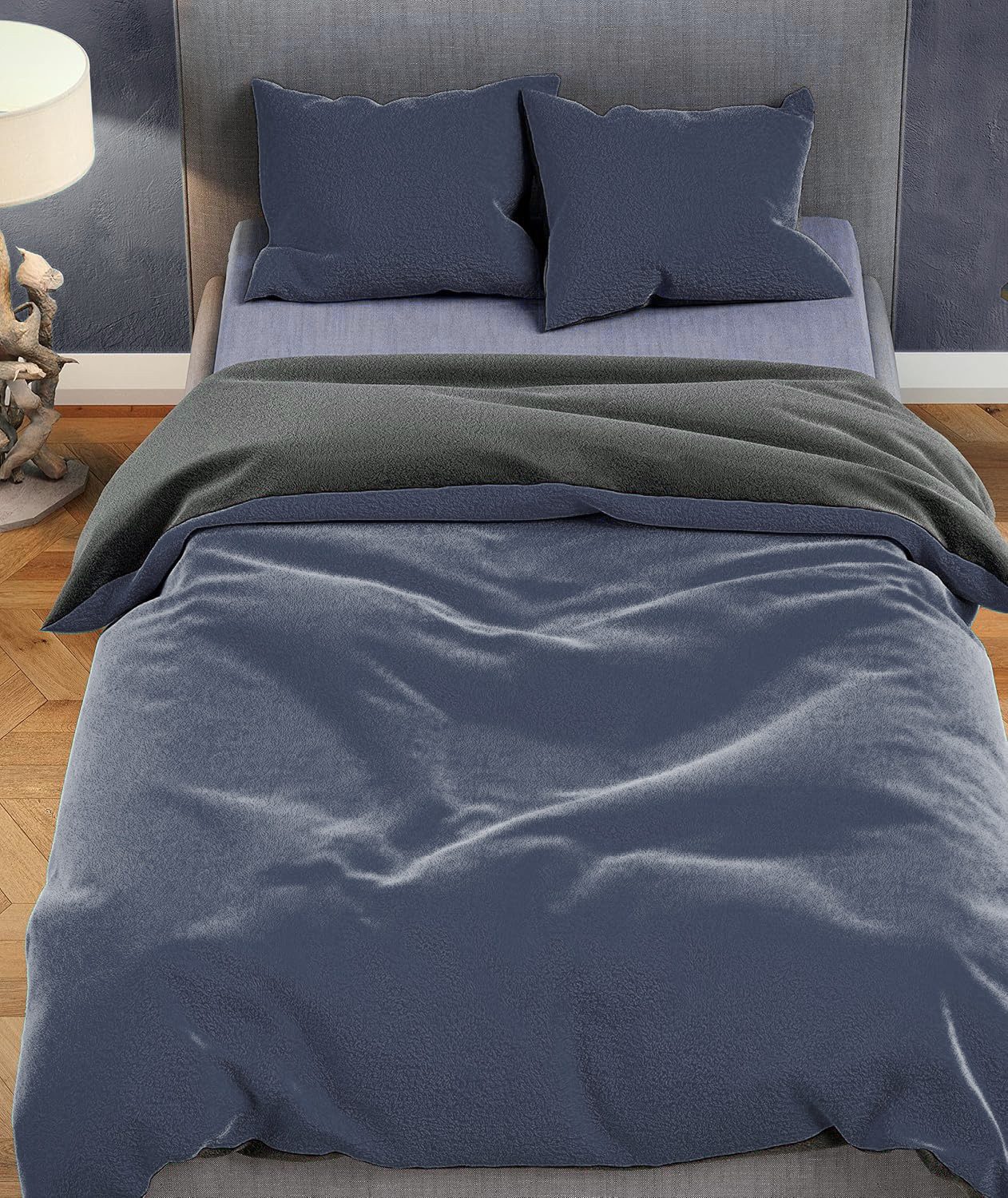 Leonado Vicenti Bettwäsche Winter Teddy Plüsch, Fleece, 2 teilig ...