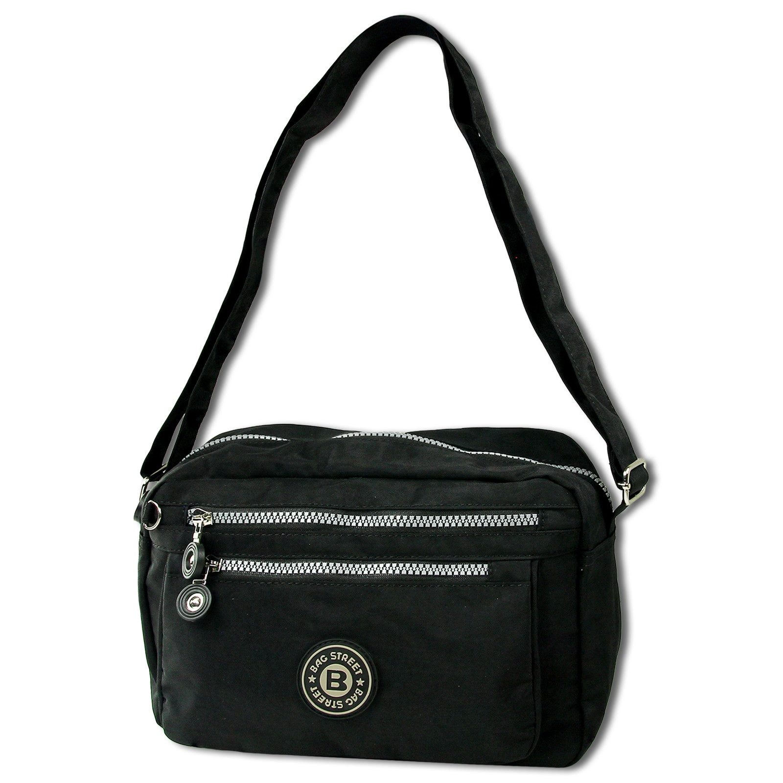 BAG STREET Umhängetasche Bag Street Nylon Umhängetasche schwarz (Umhängetas günstig online kaufen