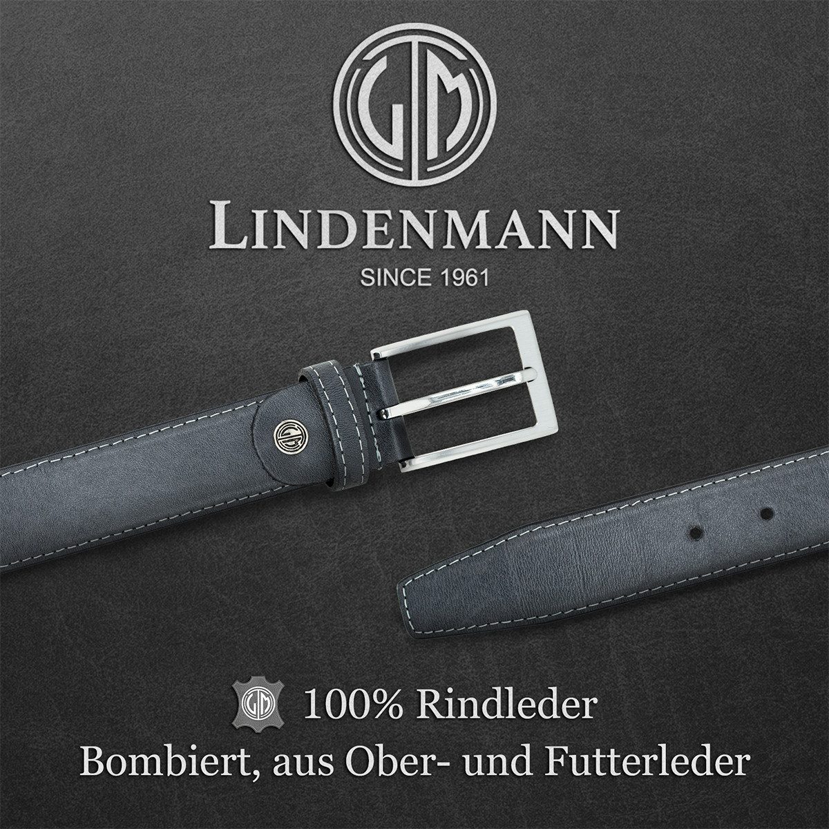 LINDENMANN Ledergürtel
