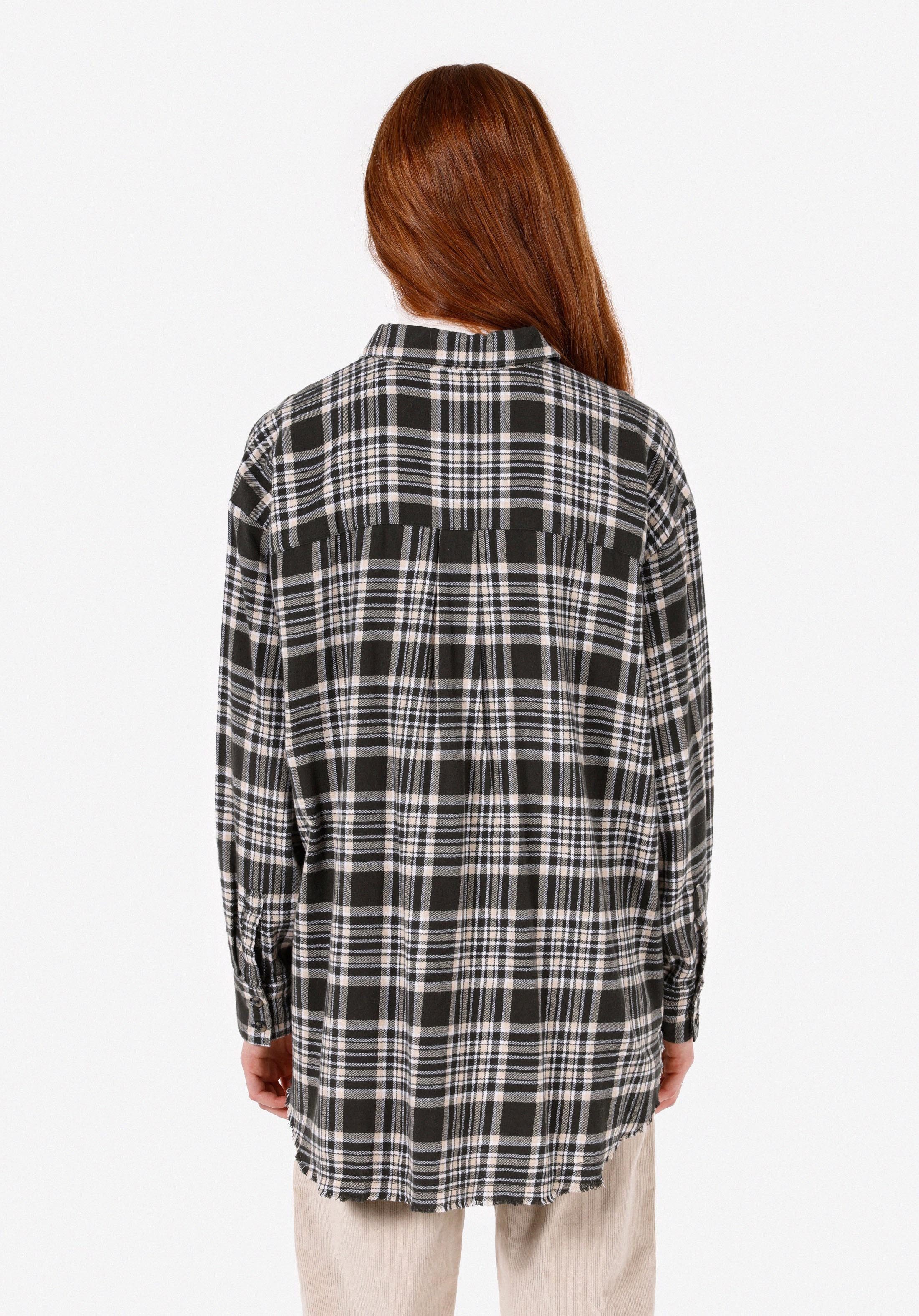 Colins T-Shirt Colins Relaxed Fit Shirt Neck Damen Langarmshirt
