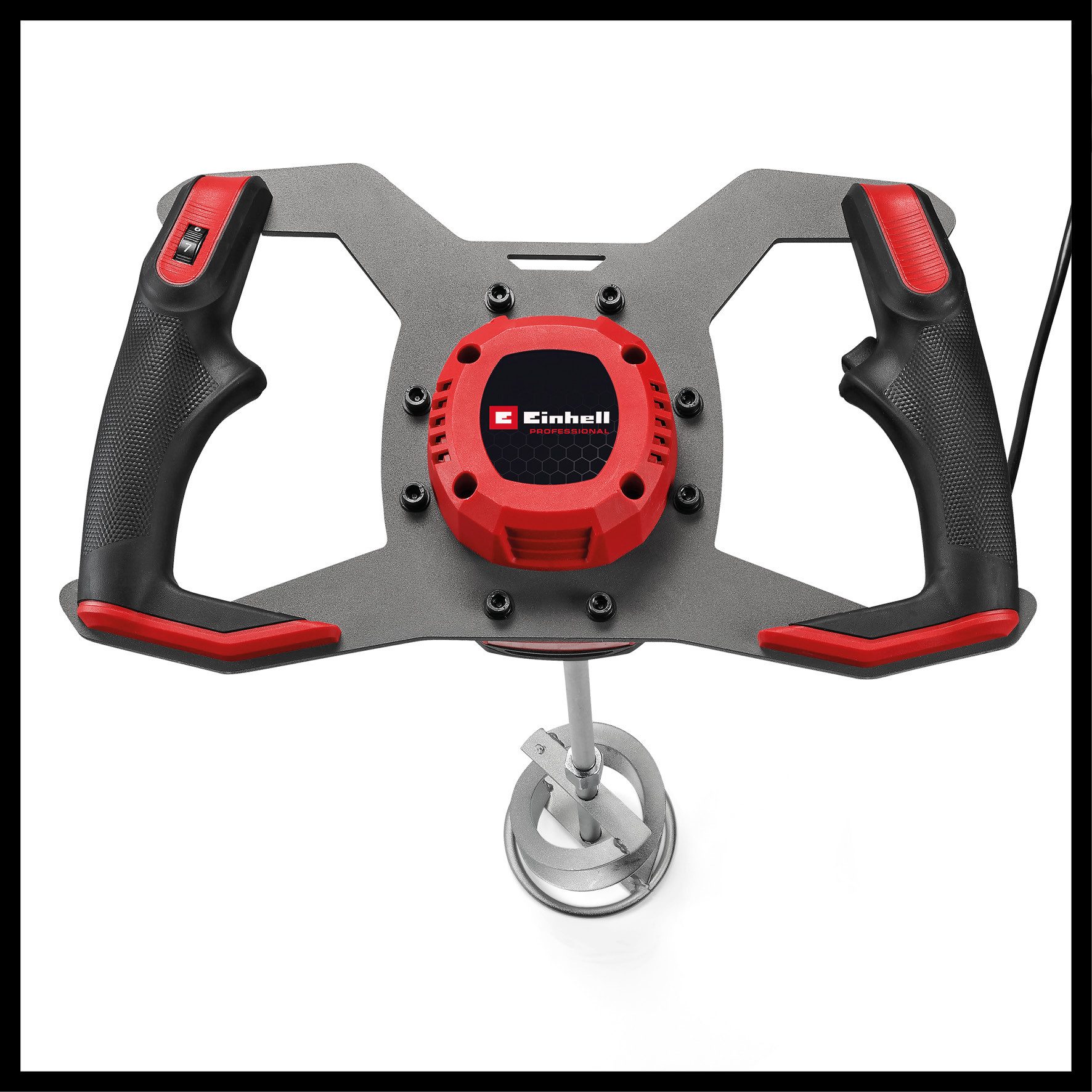Einhell Rührwerk Farb-Mörtelrührer TP-MX 1700-2 CE, Ø 120 mm, 1700 Watt, für Farben, Putz, Beton, Mörtel oder Gips – Bild 5 von 5