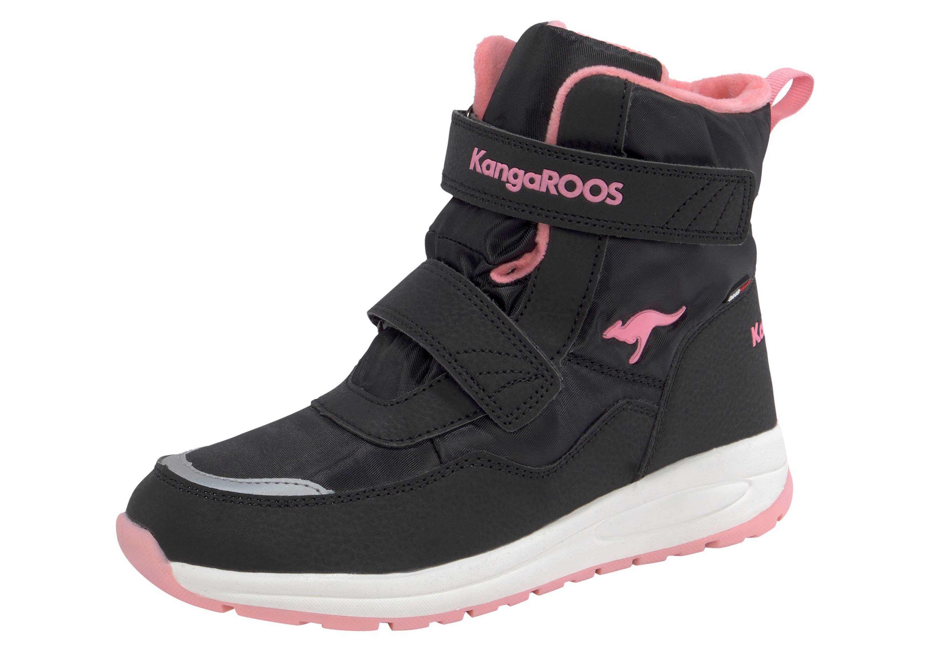 KangaROOS KP-Nala V Roostex Winterstiefel (für Kinder & Jugendliche) Snowboots, Winterboots, Winterschuhe, wasserdicht mit Klettverschluss