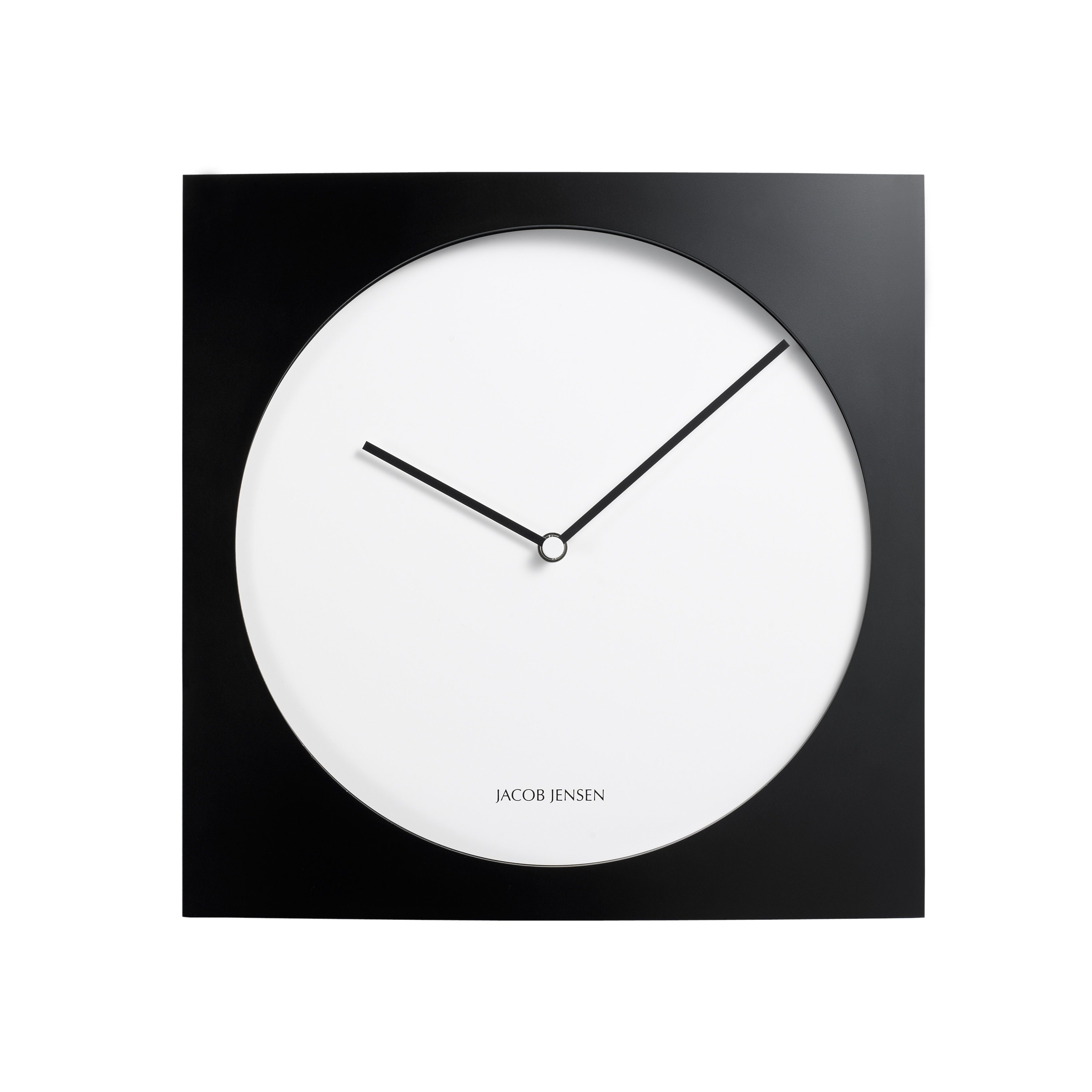 Jacob Jensen Wanduhr quadratisches Design 35x35cm 318 Uhrwerk leise