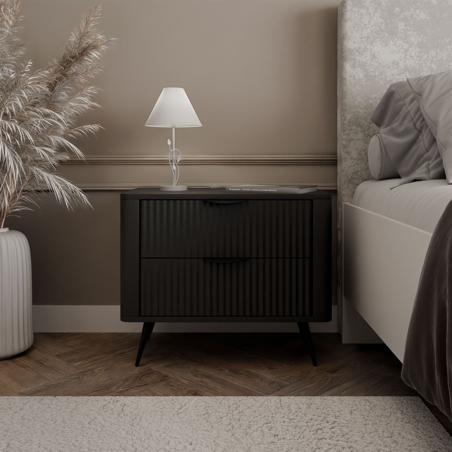 Lookway Nachttisch SCARLETT 2S mit Schubladen günstig online kaufen