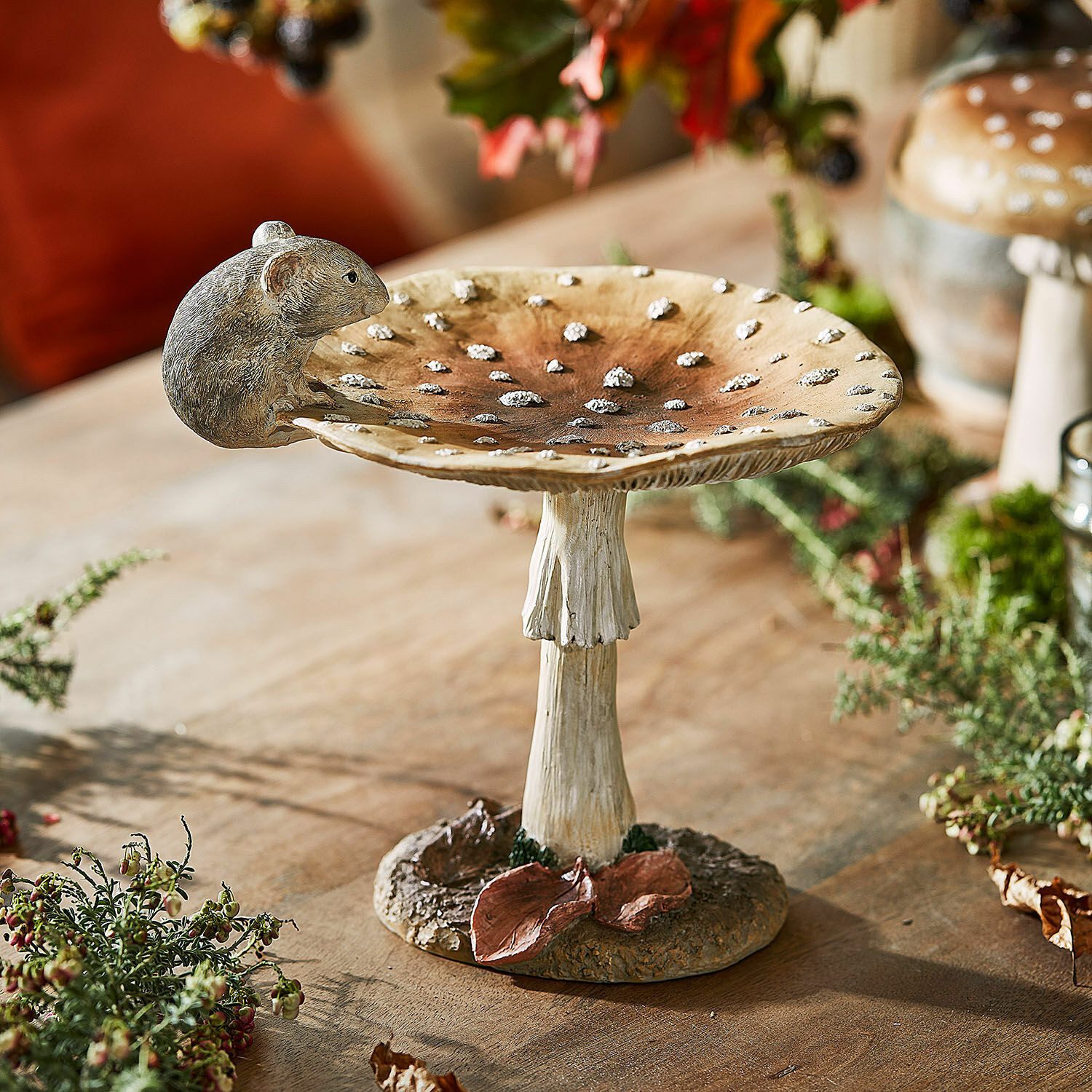 Mirabeau Dekoobjekt Deko-Pilz Isolise braun