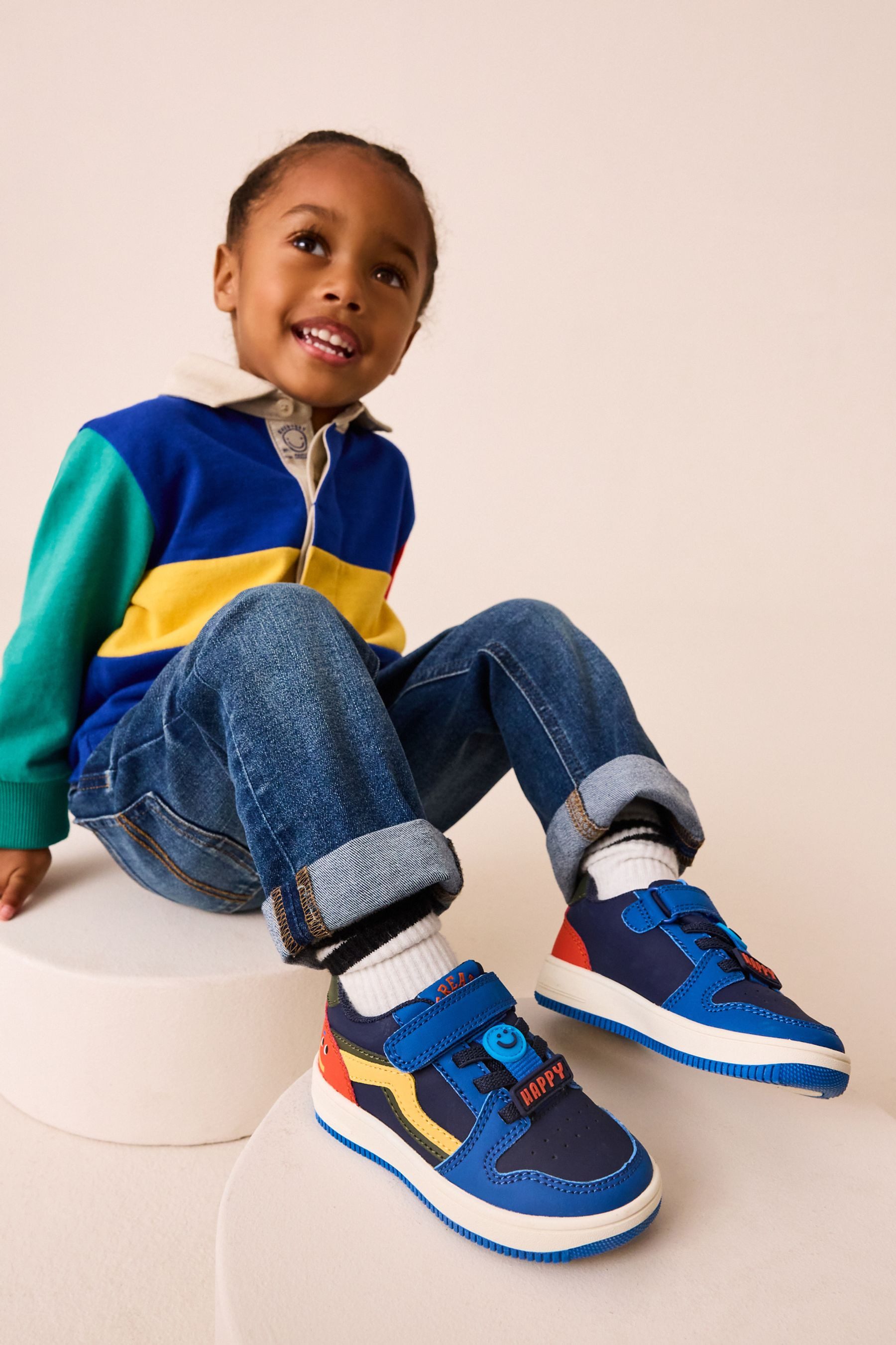 Next Sneaker, Klettverschluss + elastische Schnürung Sneaker (1-tlg)