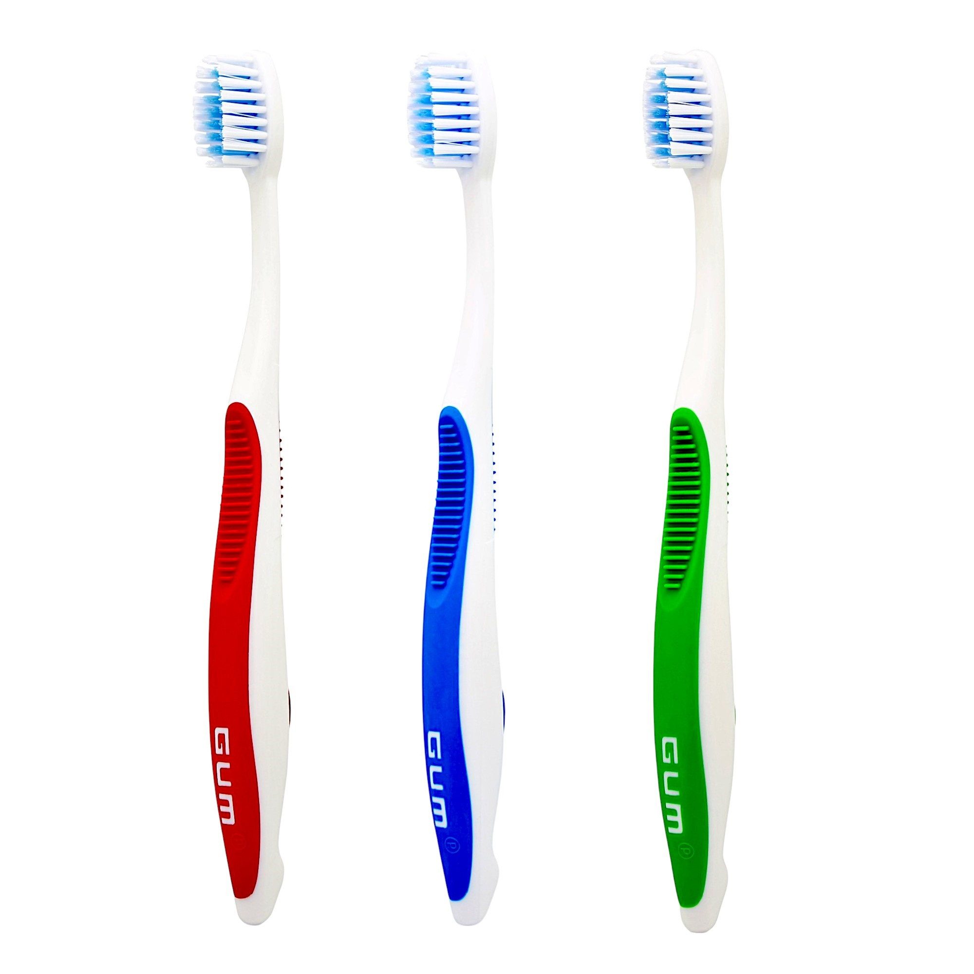 GUM Zahnbürste 3x GUM Ortho KFO Zahnbürste124
