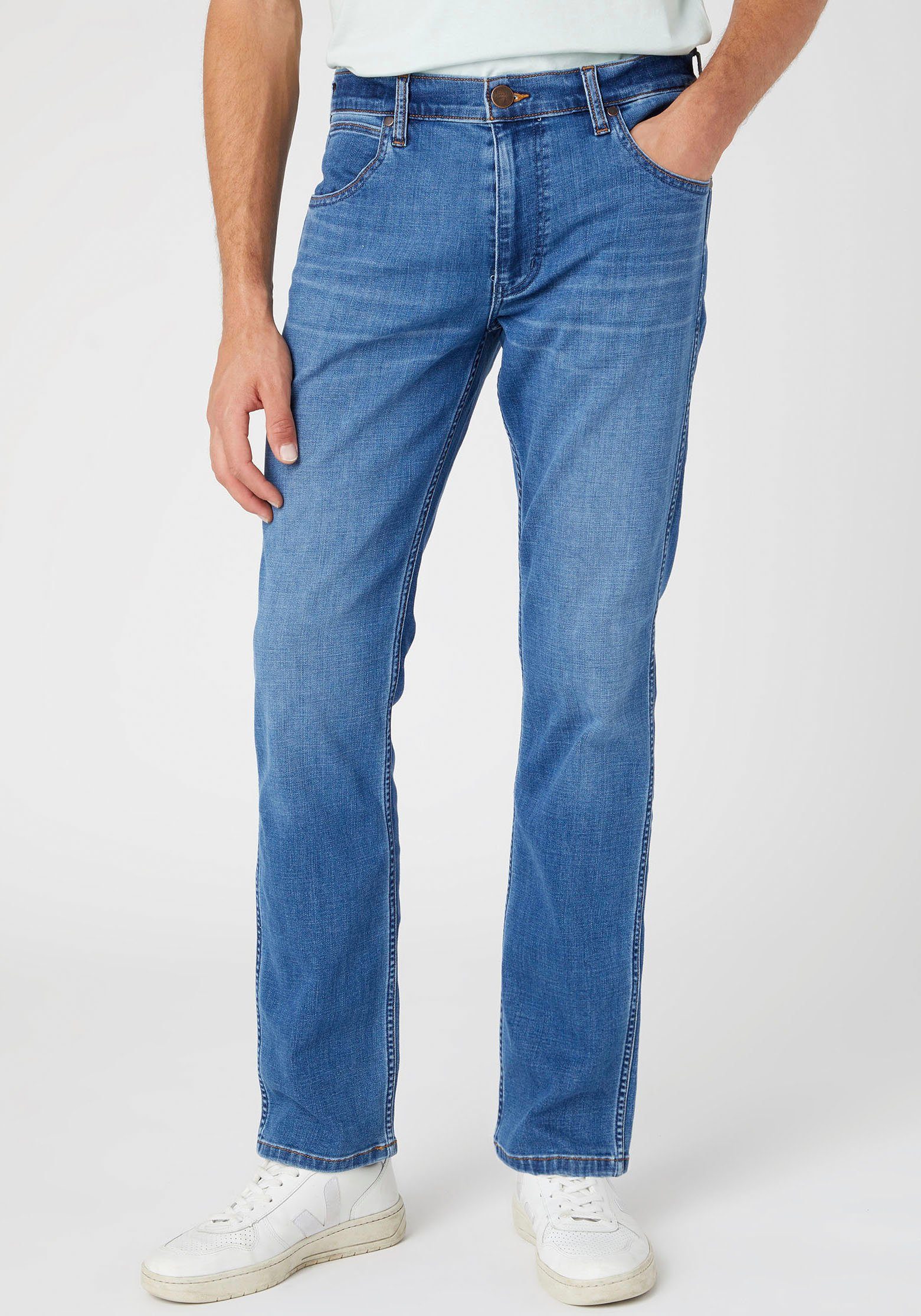 Straight Wrangler softwear Regular Greensboro Regular Stretch-Jeans Straight