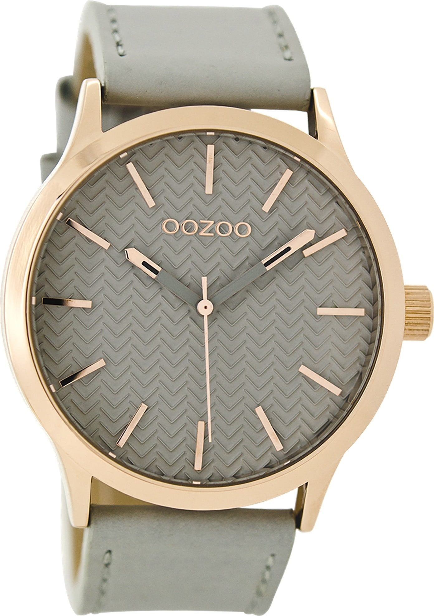 Quarzuhr Oozoo Damen Uhr Casual matt Leder