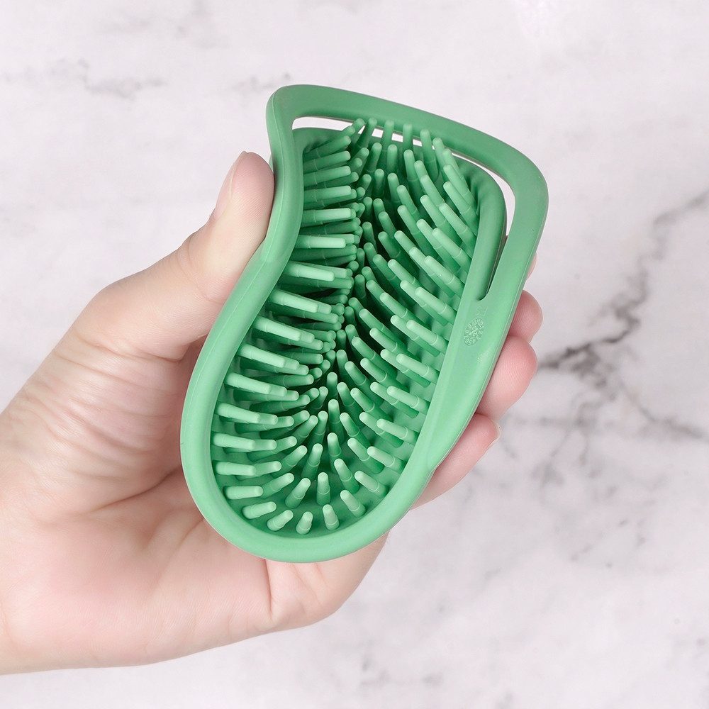 Haakaa Haarbürste Shampoobürste Duschbürste Badebürste aus SIlikon