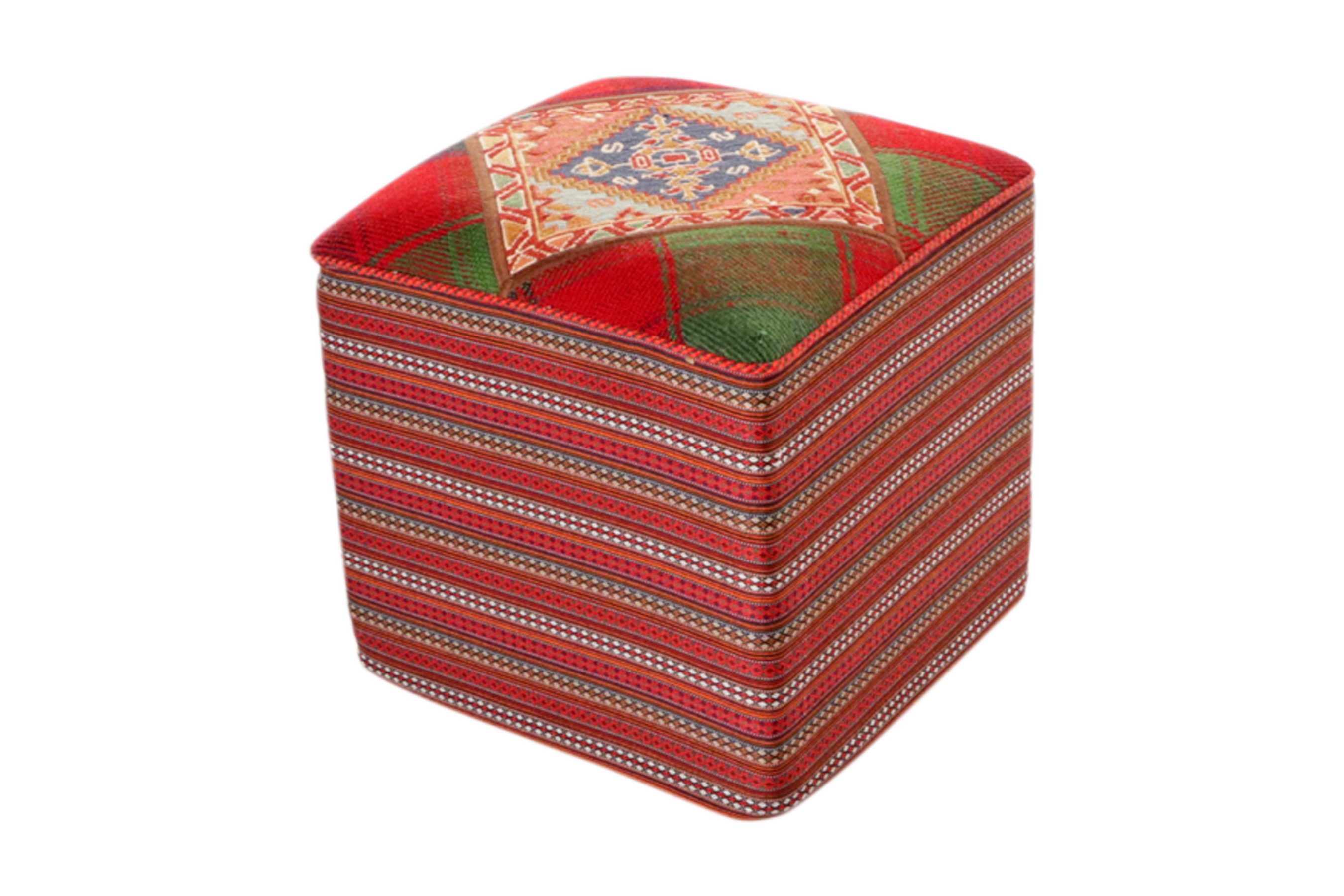 Rugtales Pouf Kelim Pouf 47x47cm