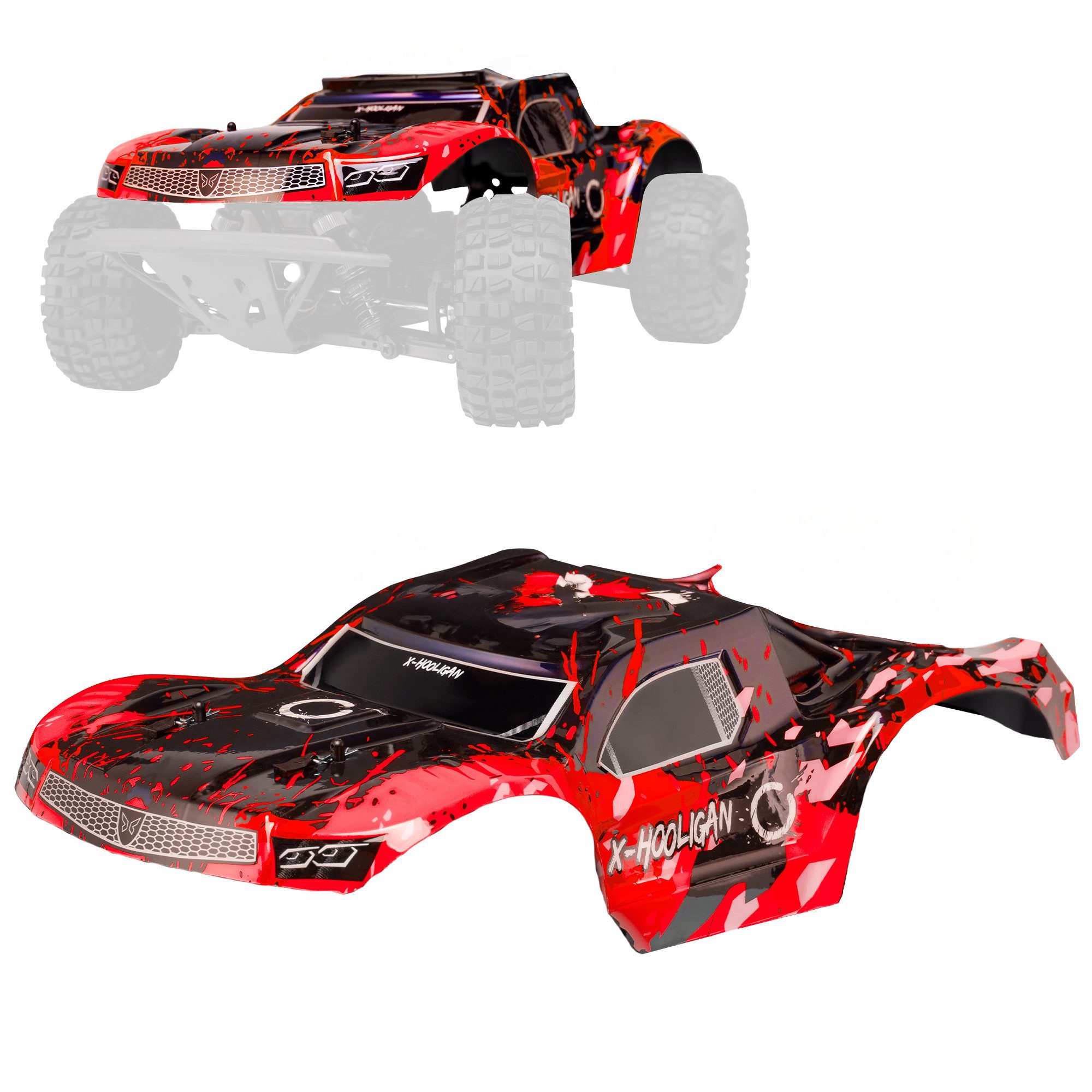 Overmax RC-Auto HOOLIGAN, 35 km/h 4x4 Antrieb 40 Minuten 100 Meter Reichweite