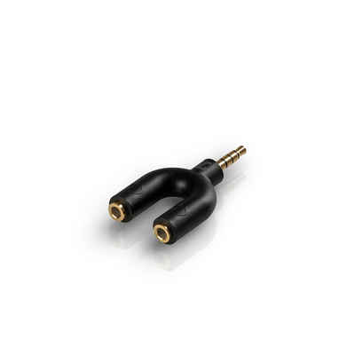 Teufel Audio Y Splitter Kopfhöreranschluss Adapter Audio-Kabel, (5 cm)