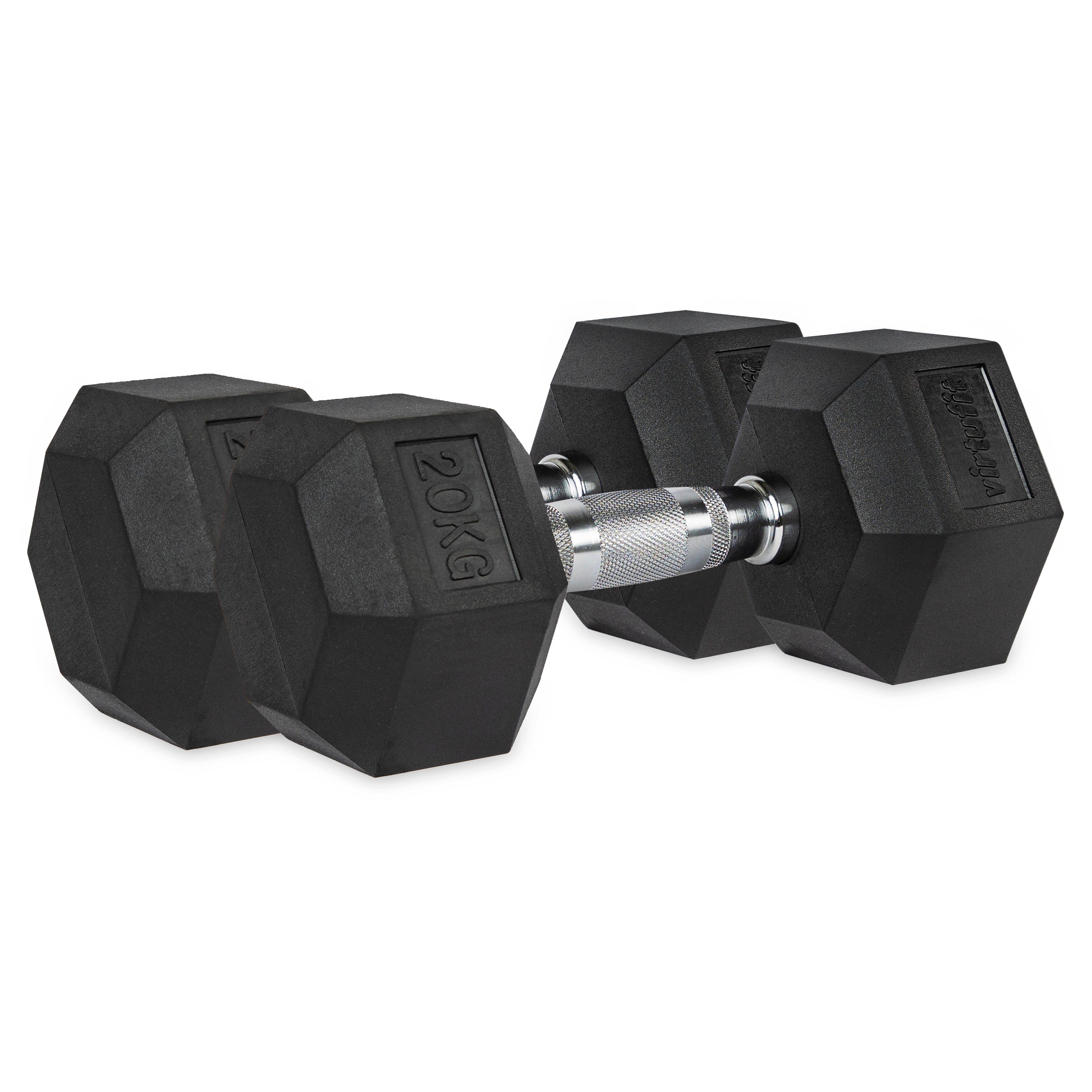 VirtuFit Kompakthantel VirtuFit Hexa Kurzhantel Pro Set 2 x 20 kg