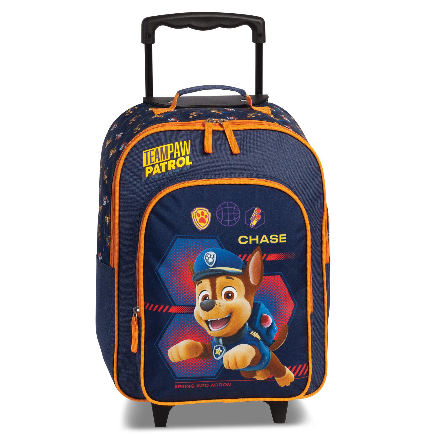 Reisetasche Fabrizio Kindertrolley Paw Patrol marineblau/orange